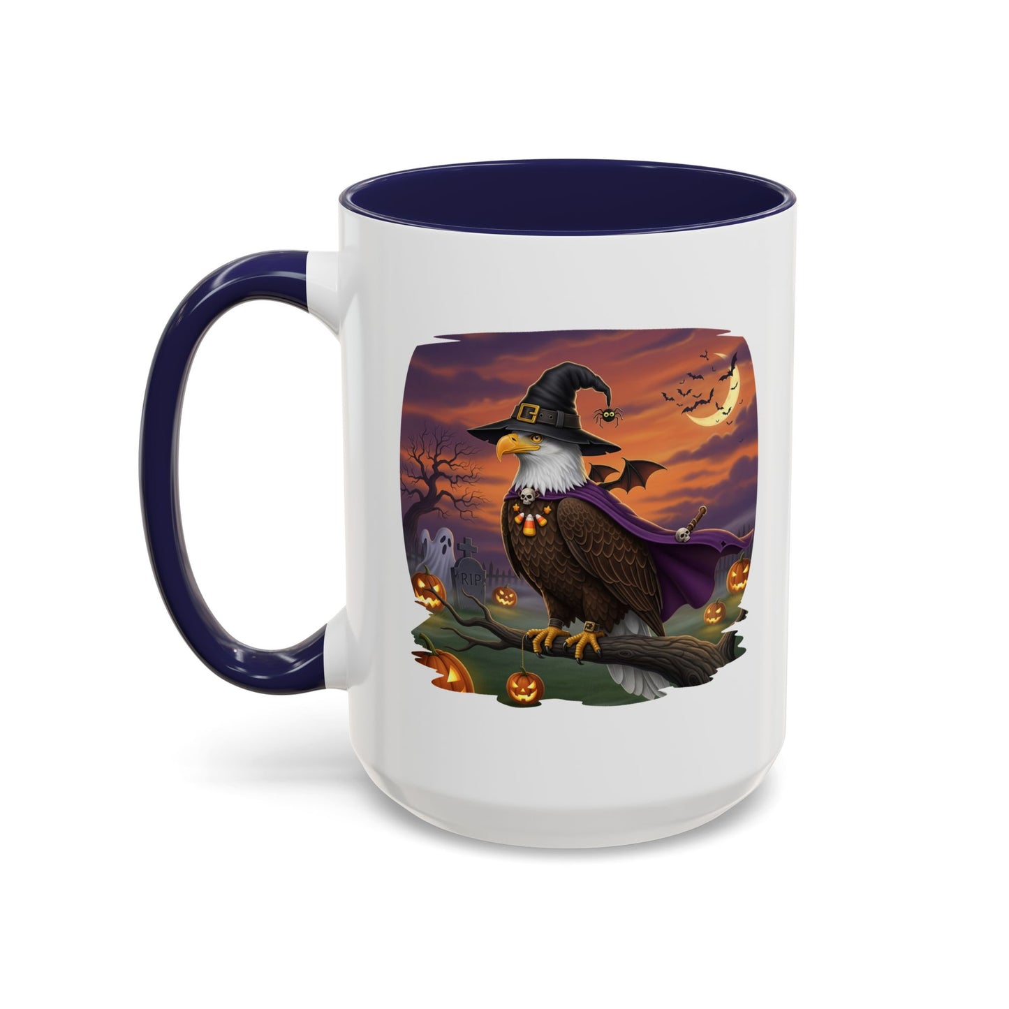 Bald Eagle Halloween Bird Mug - Halloween Coffee Mug for Bird Lovers