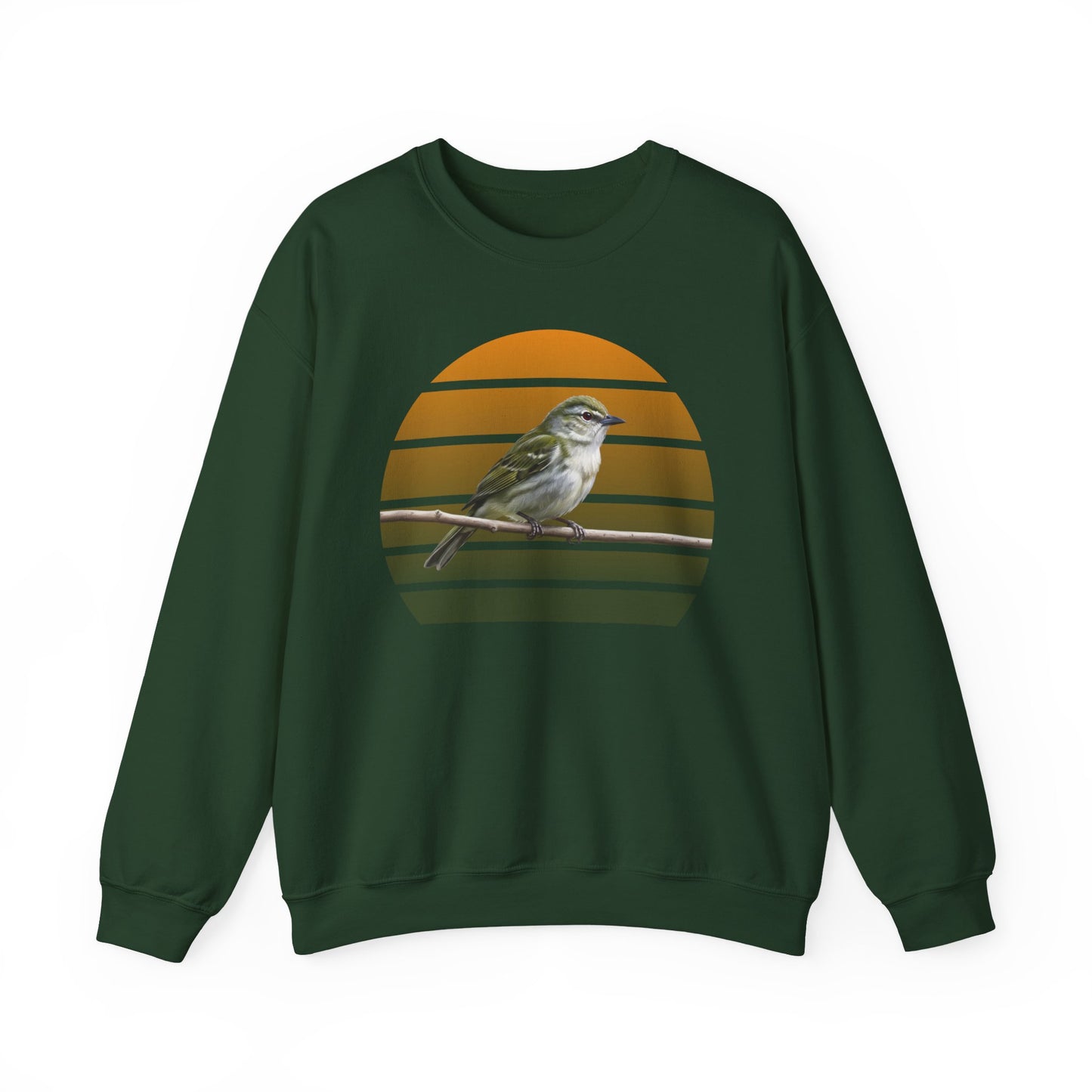 Red-Eyed Vireo Sweatshirt | Songbird Crewneck | Unique Birder Gift | Unisex Wildlife Pullover