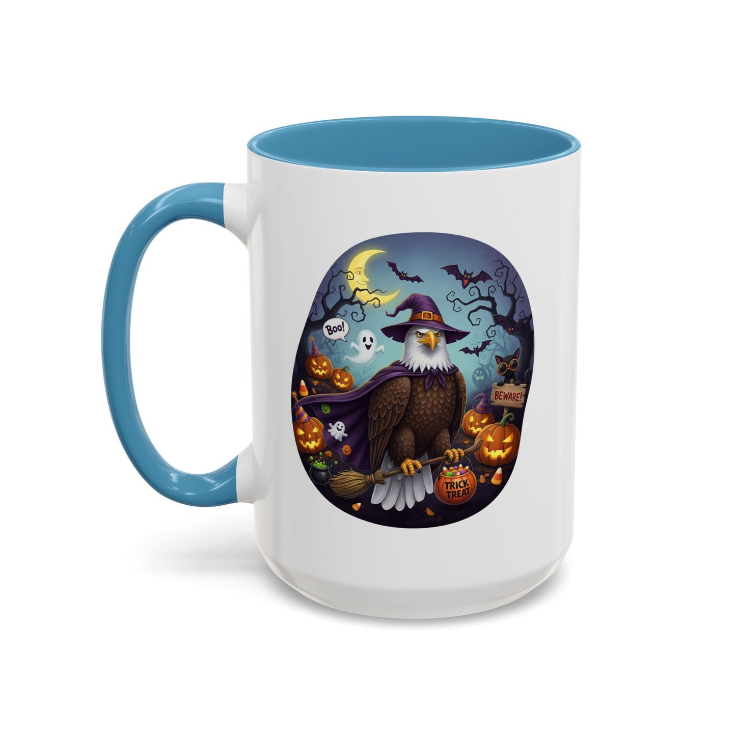 Bald Eagle Halloween Bird Mug - A Spooky & Funny Halloween Cup