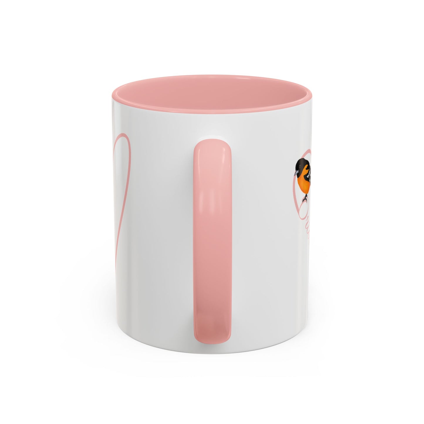 Oriole Mug Bird with Heart for Bird Lovers