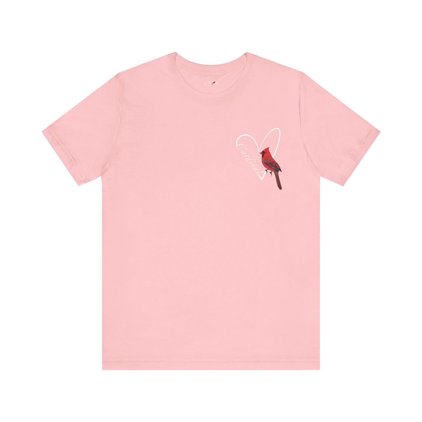 Northern Cardinal Heart Birding & Birdwatching Bird T-Shirt