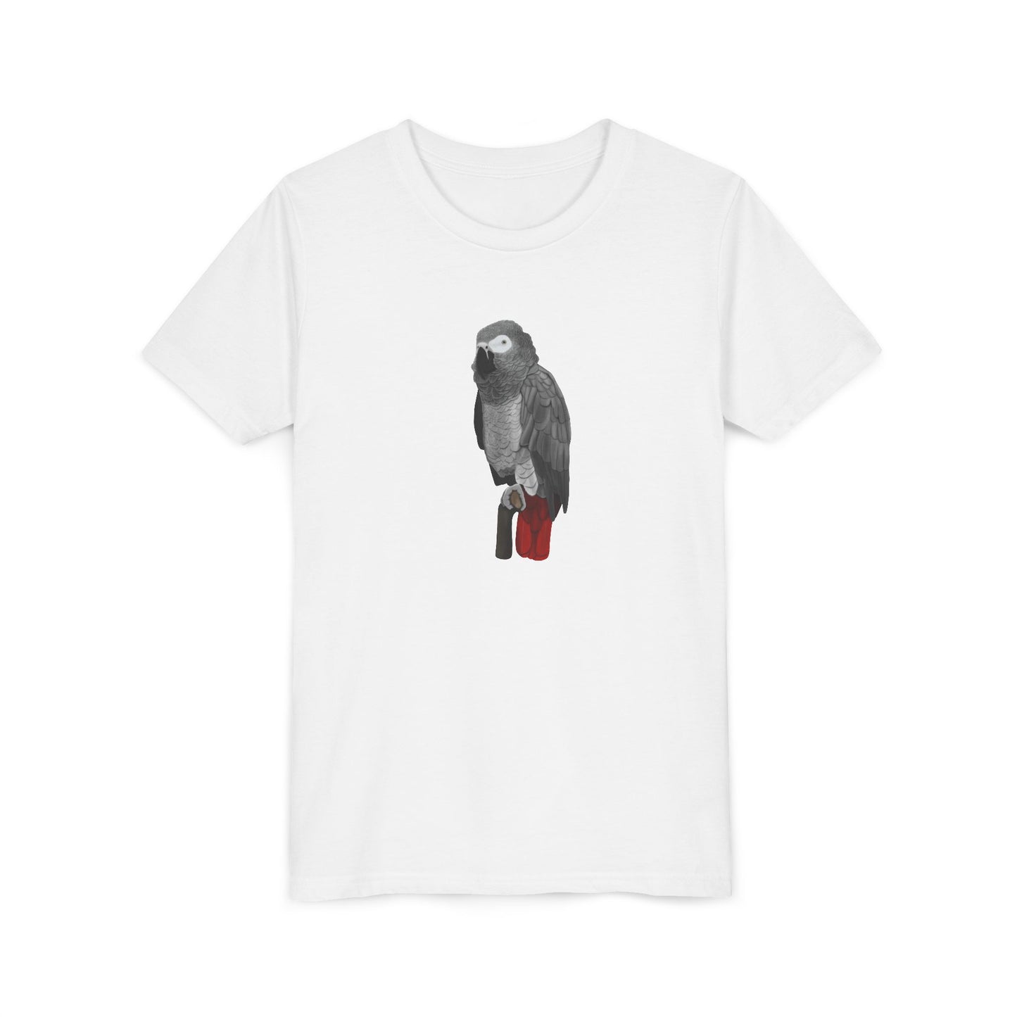 Grey Parrot Birding & Birdwatching Bird Youth T-Shirt