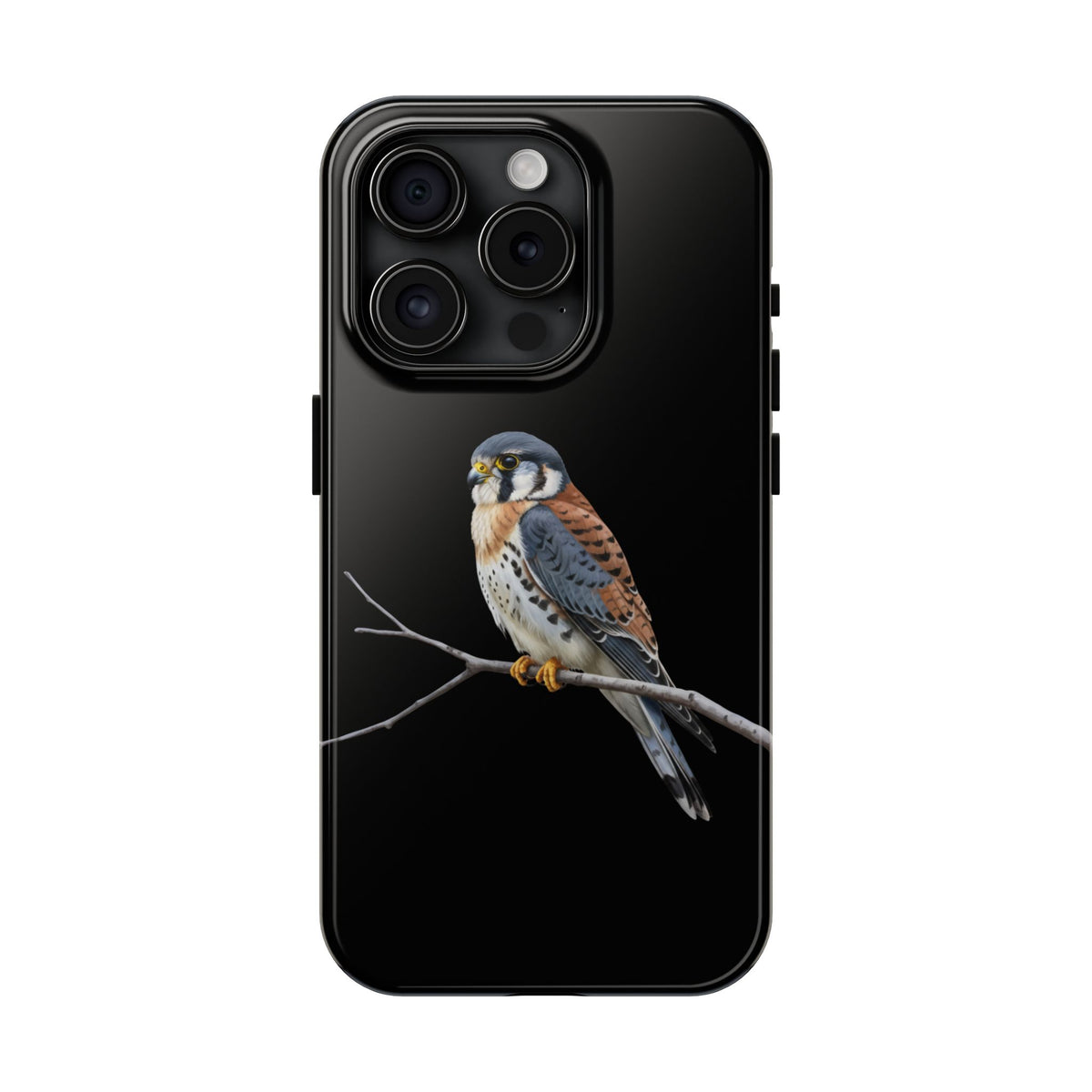 American Kestrel iPhone Case – Premium Tough Phone Cover Black
