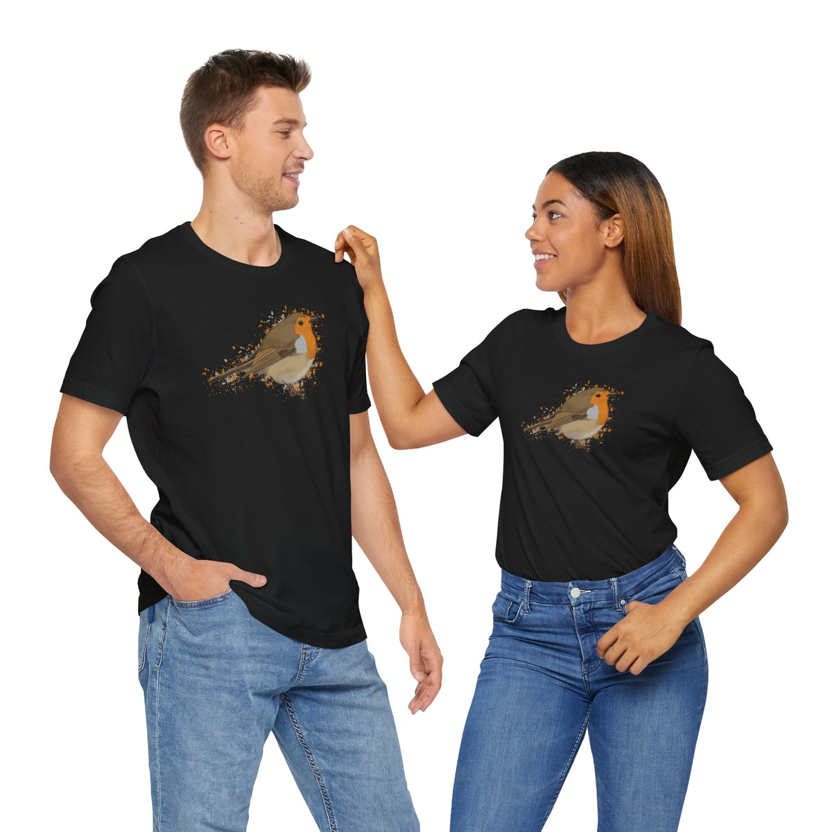 T-shirt Rouge-gorge pour les amateurs d'oiseaux