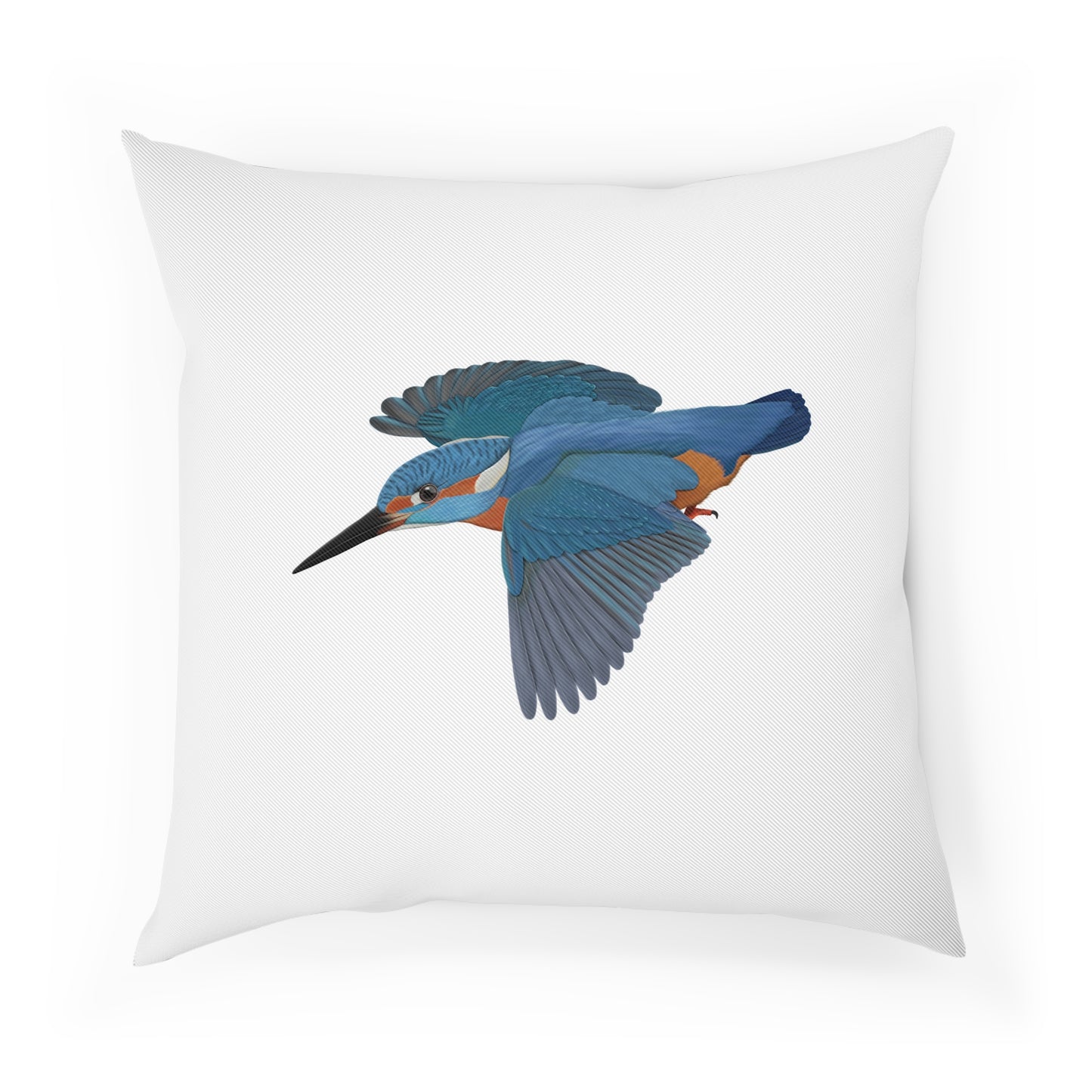 Eisvogel Vogel Kissen – Dekokissen mit Vogelmotiv für Vogelliebhaber und Vogelbeobachter
