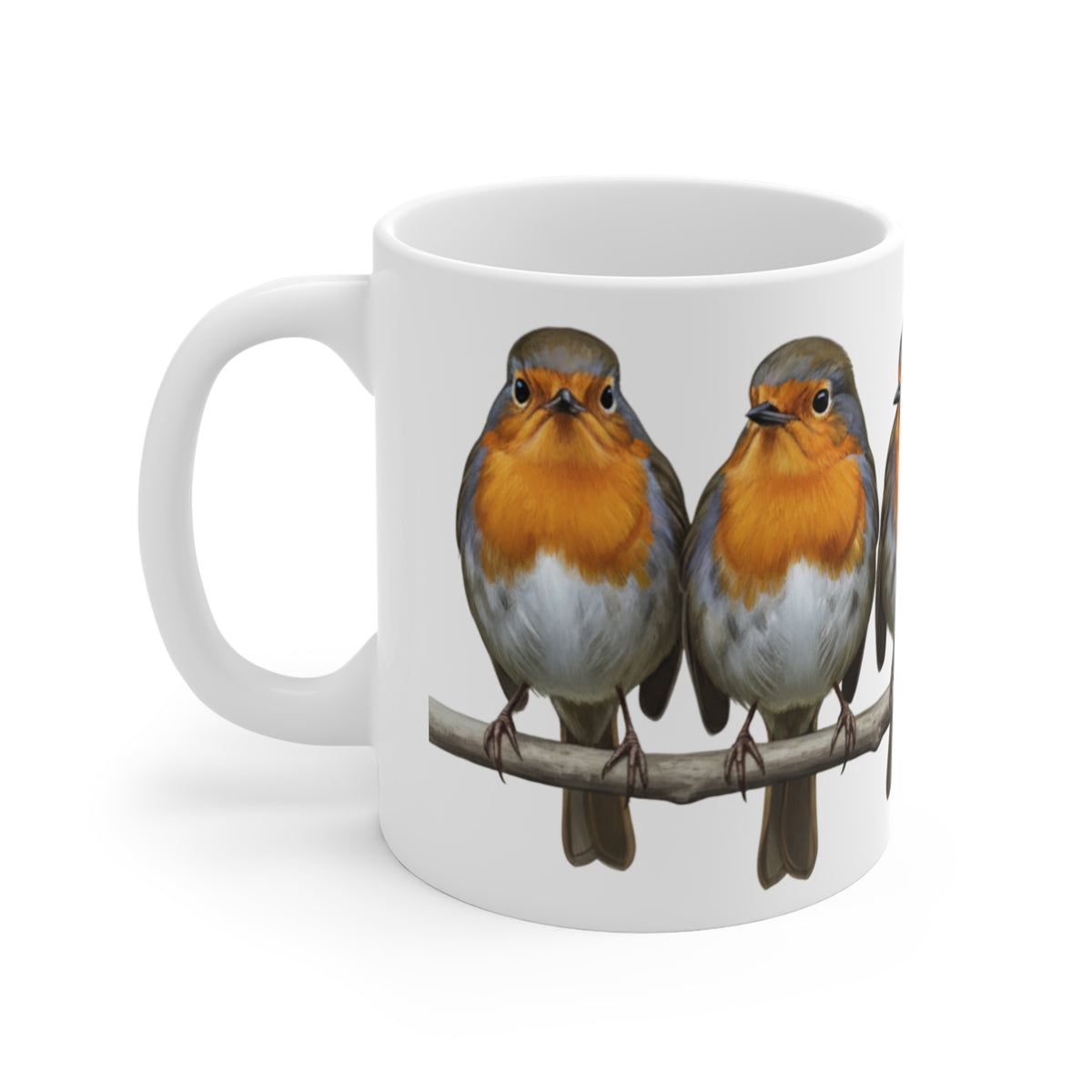 Rotkehlchen Tasse – 11 oz und 11oz Stil