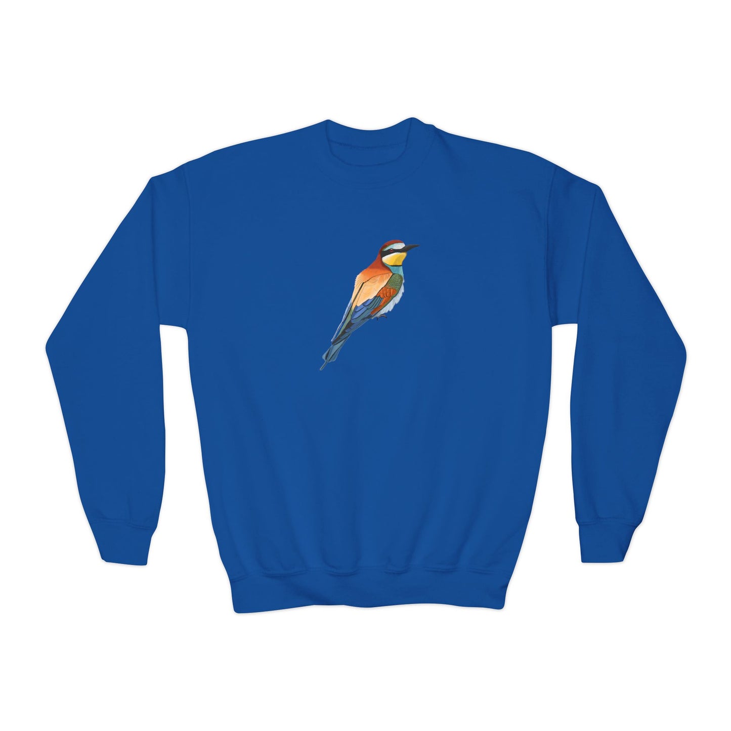 Bee-Eater Bird Birdwatching Youth Crewneck Sweatshirt Sweatshirts in Maroon