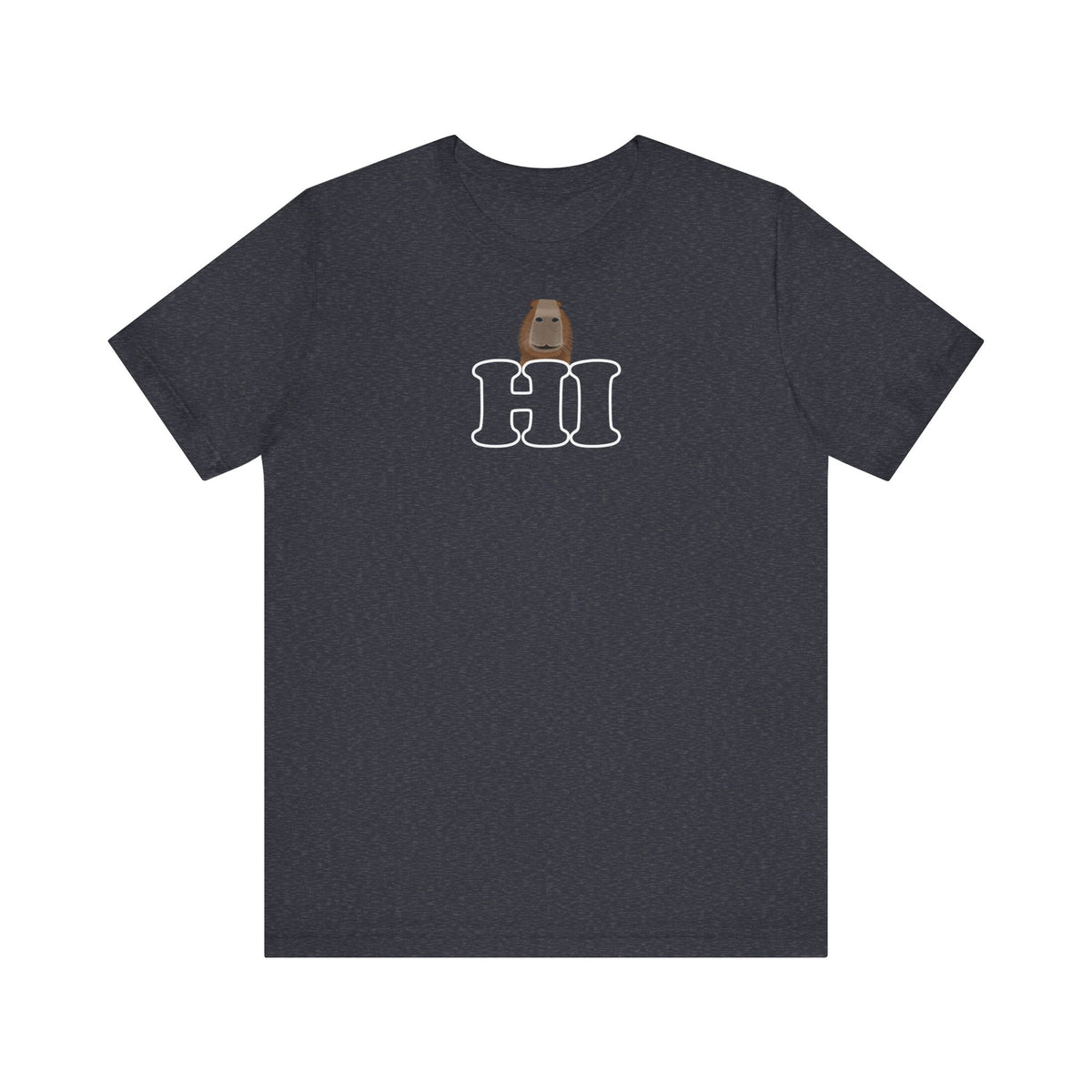 Capybara sagt Hi mit Lächeln Lustiges Capybara T-Shirt