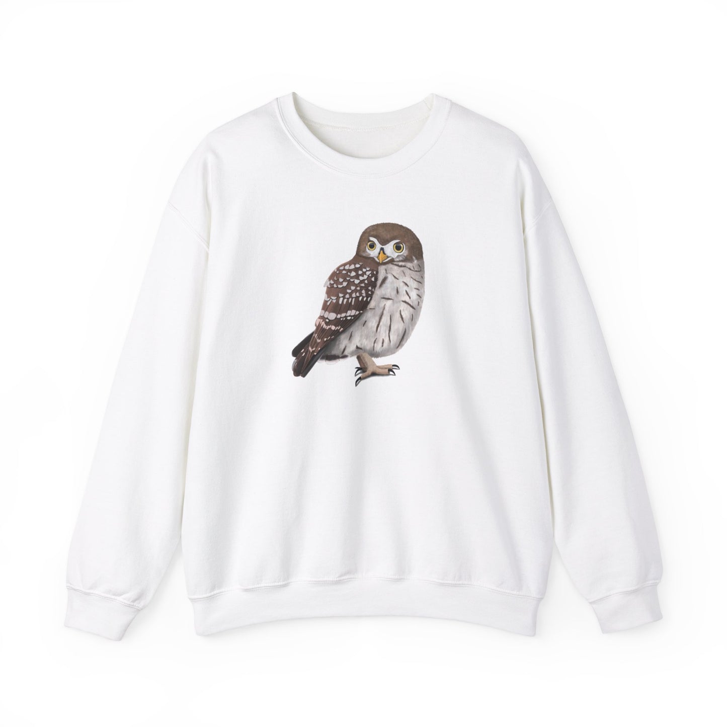 Owl Bird Watcher Biologist Crewneck Sweatshirt