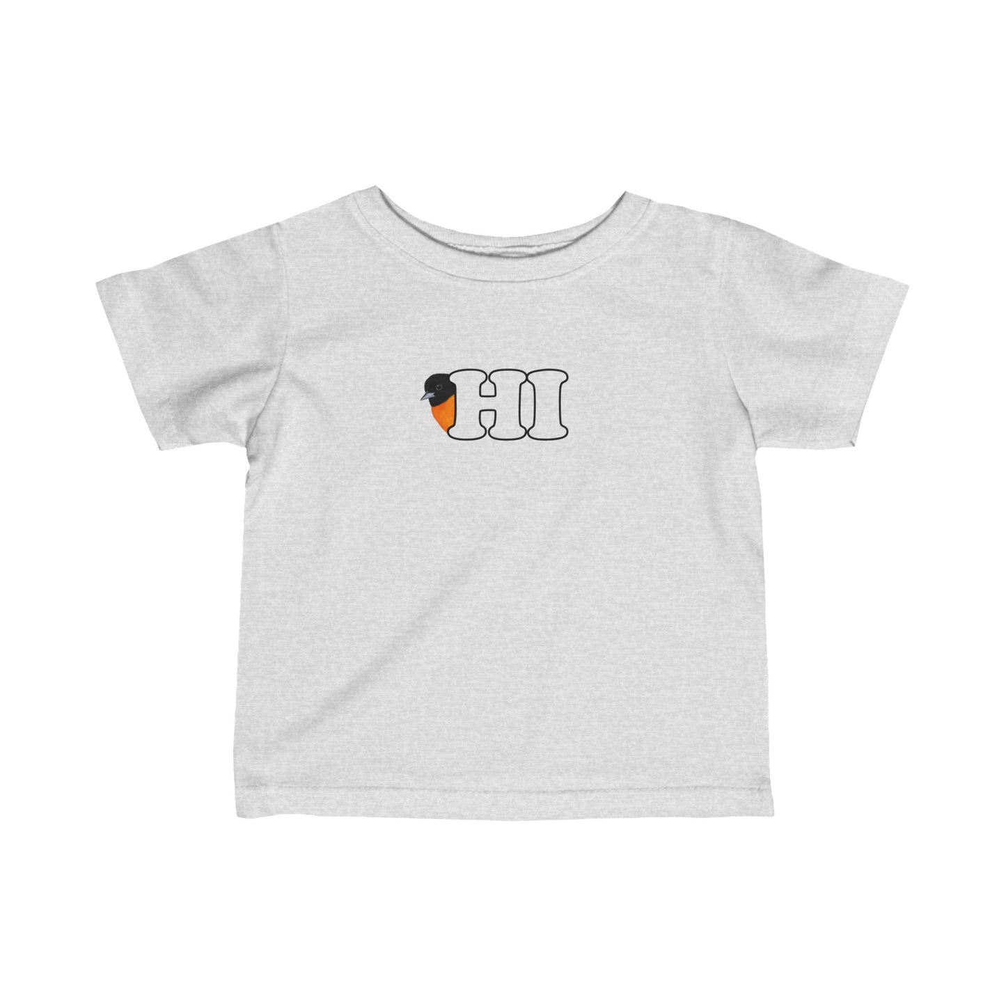 Baltimore Oriole Bird Hi Baby & Toddler Fine Jersey Tee