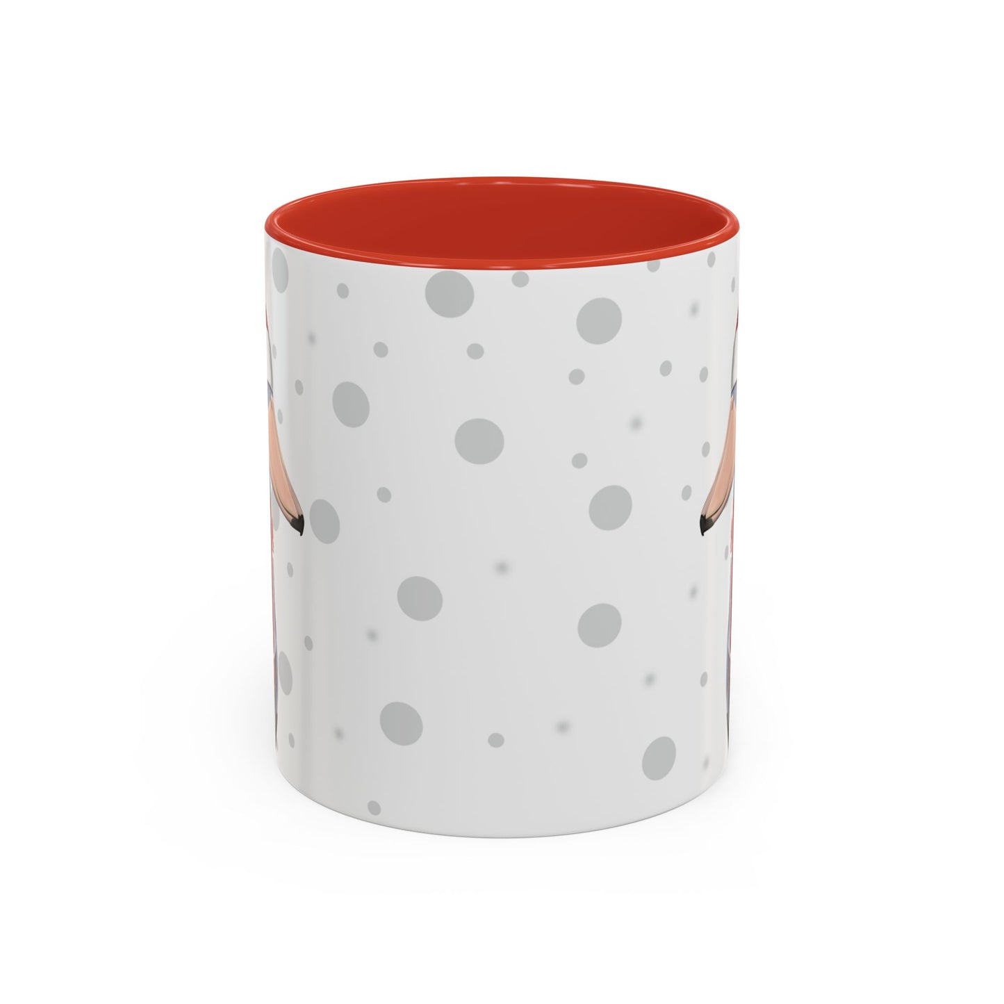 ハシビロコウのクリスマスバードコーヒーマグ