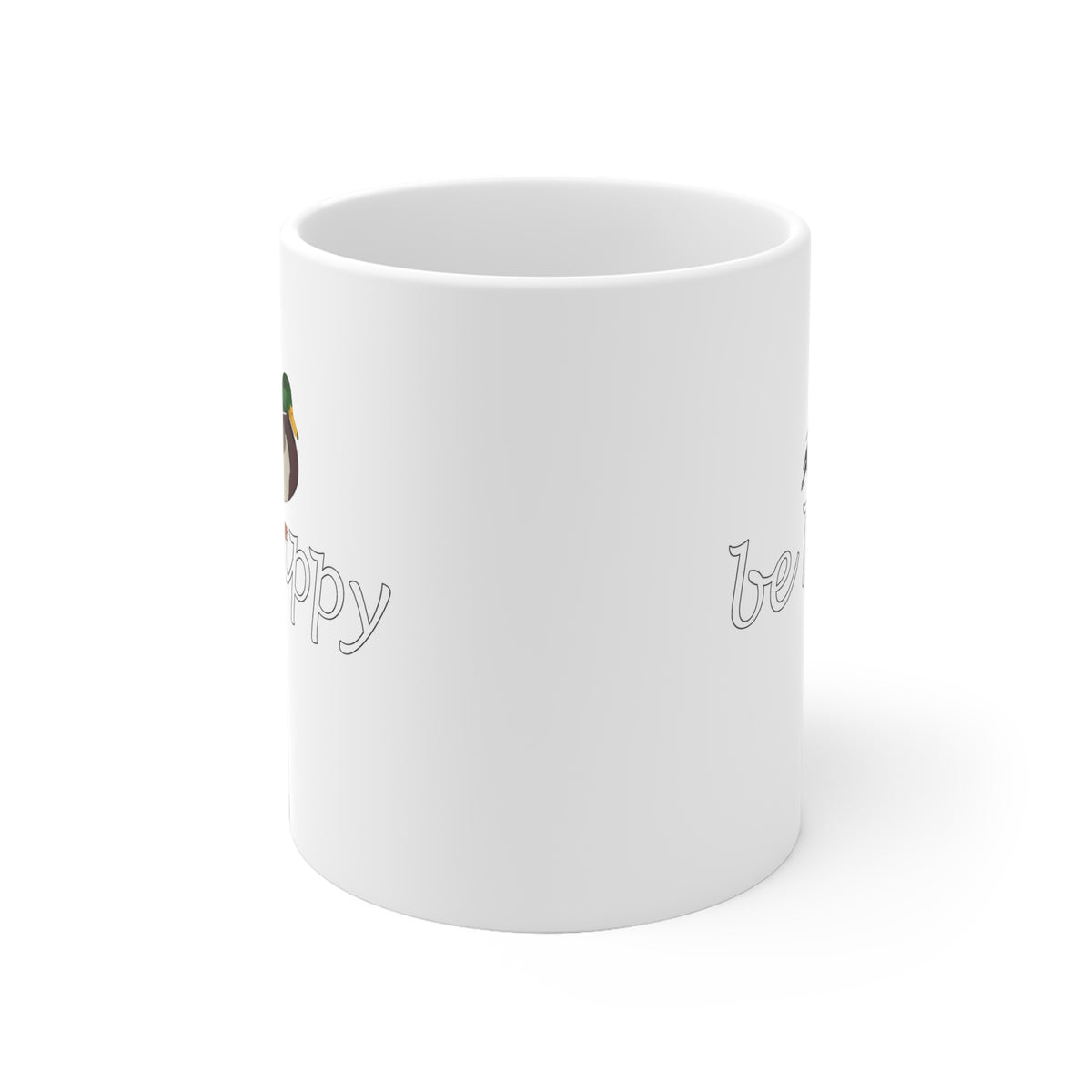 Ente Be Happy Tasse – Vogel für Vogelfreunde