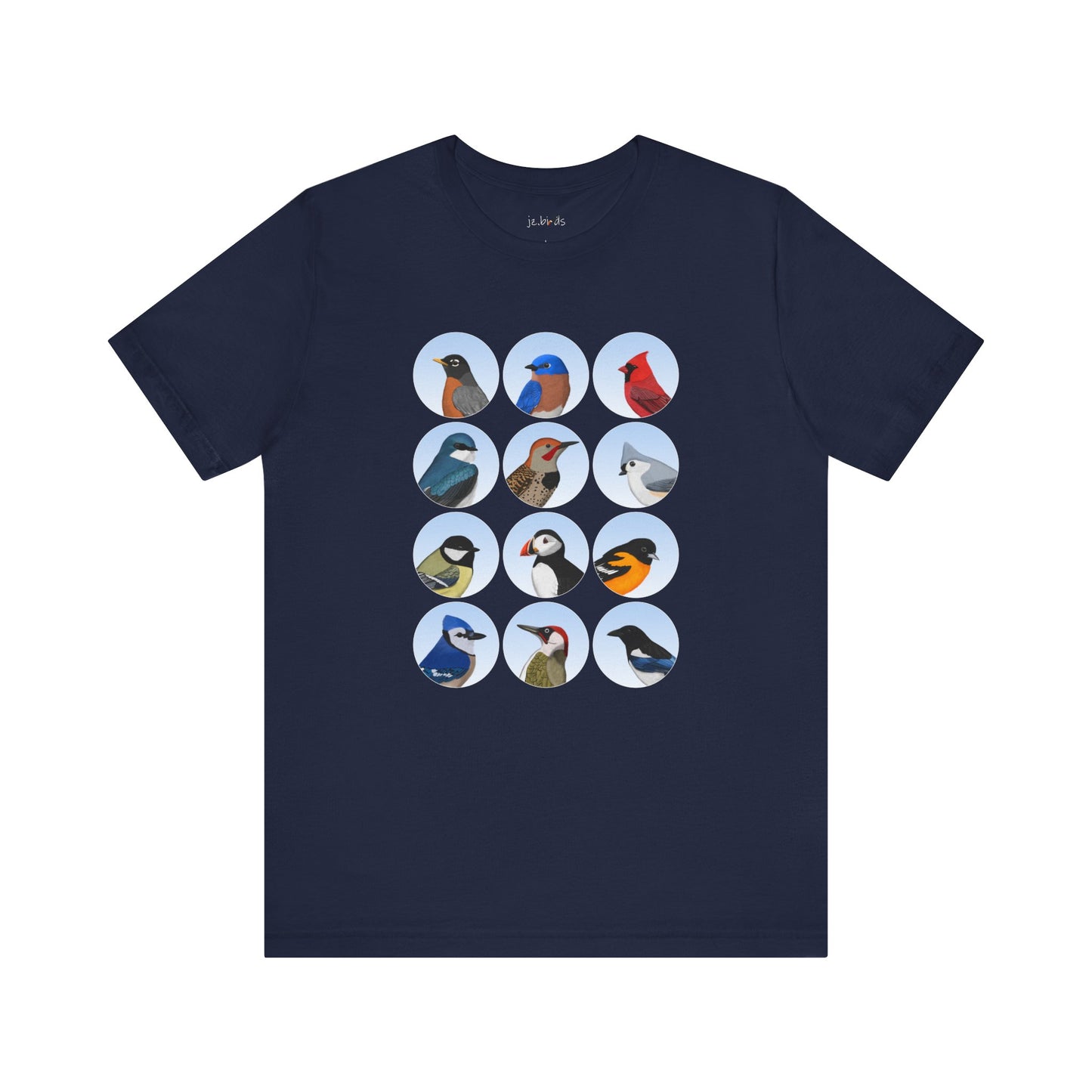 Birds T-Shirt Bluebird Cardinal Blue Jay Robin Bird Watcher Bird Lover