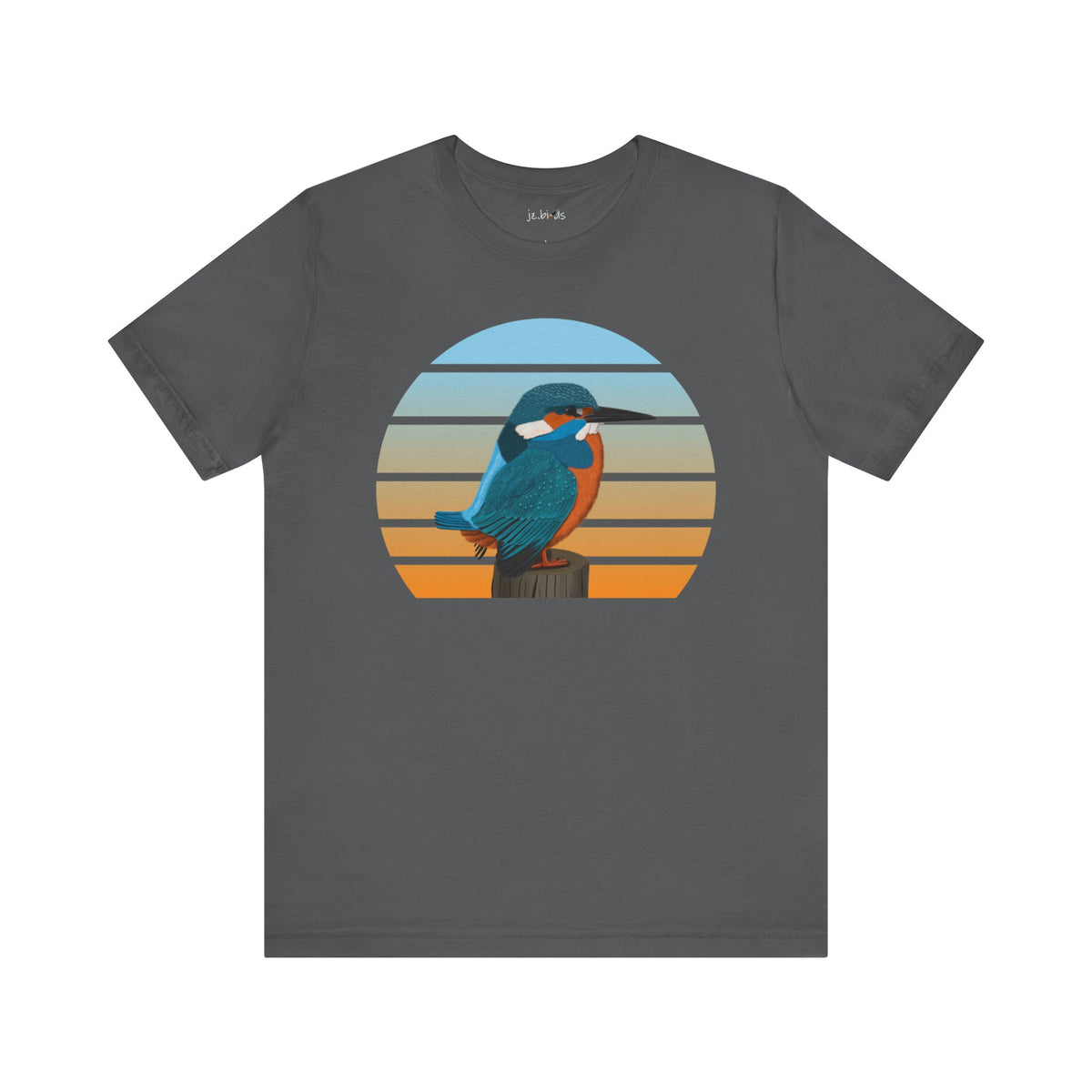 Kingfisher T-Shirt – Cotton, Crew neck