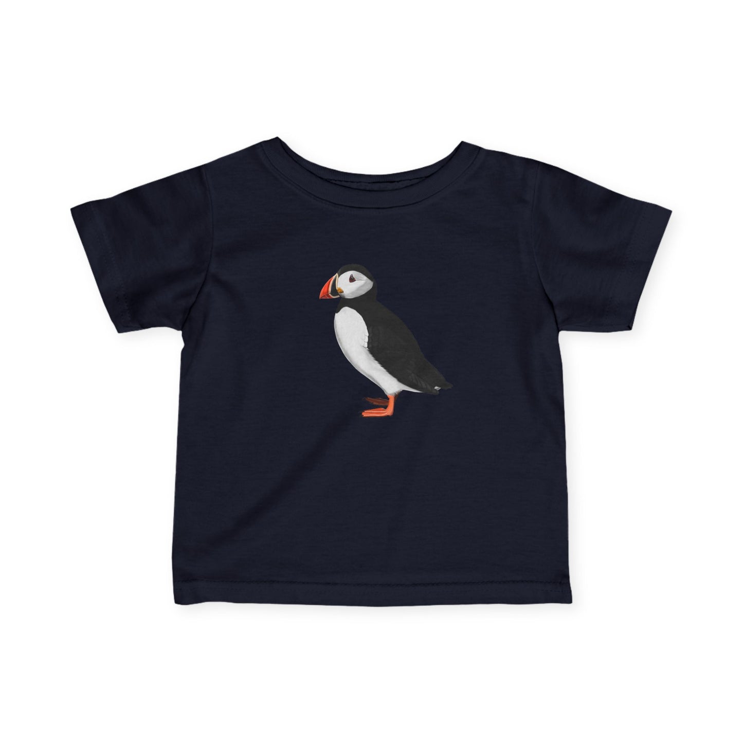 Süßes Papageitaucher Vogel Tiermotiv T-Shirt für Babys und Kleinkinder