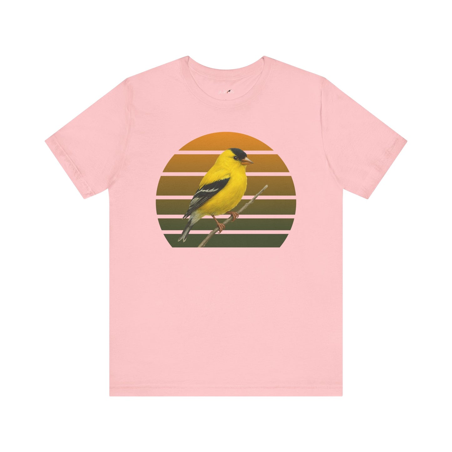 American Goldfinch T-Shirt | Unisex Retail Fit Bird Lover Tee | Wildlife Birder Gift