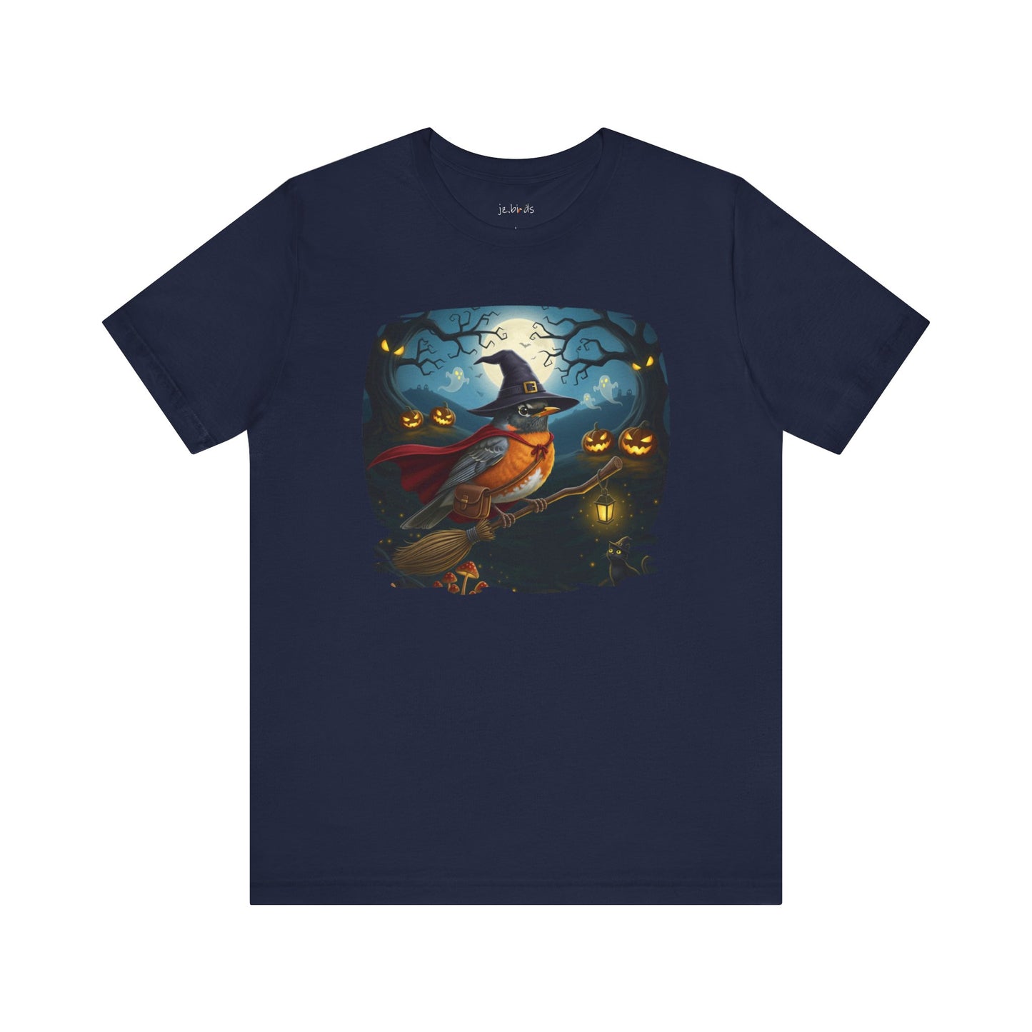 American Robin Halloween Bird T-Shirt - Spooky Halloween Costume for Bird Lovers