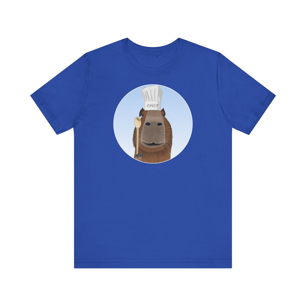 Capybara mit Kochmütze und Kochlöffel Chefkoch T-Shirt