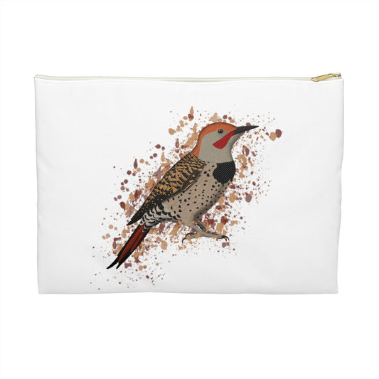 Northern Flicker Bird Art Accessory Pouch