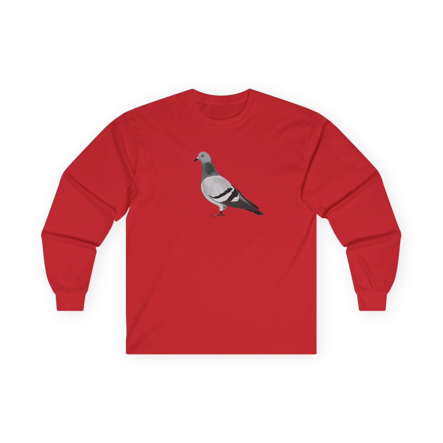 Pigeon Birding & Birdwatching Bird Cotton Long Sleeve T-Shirt