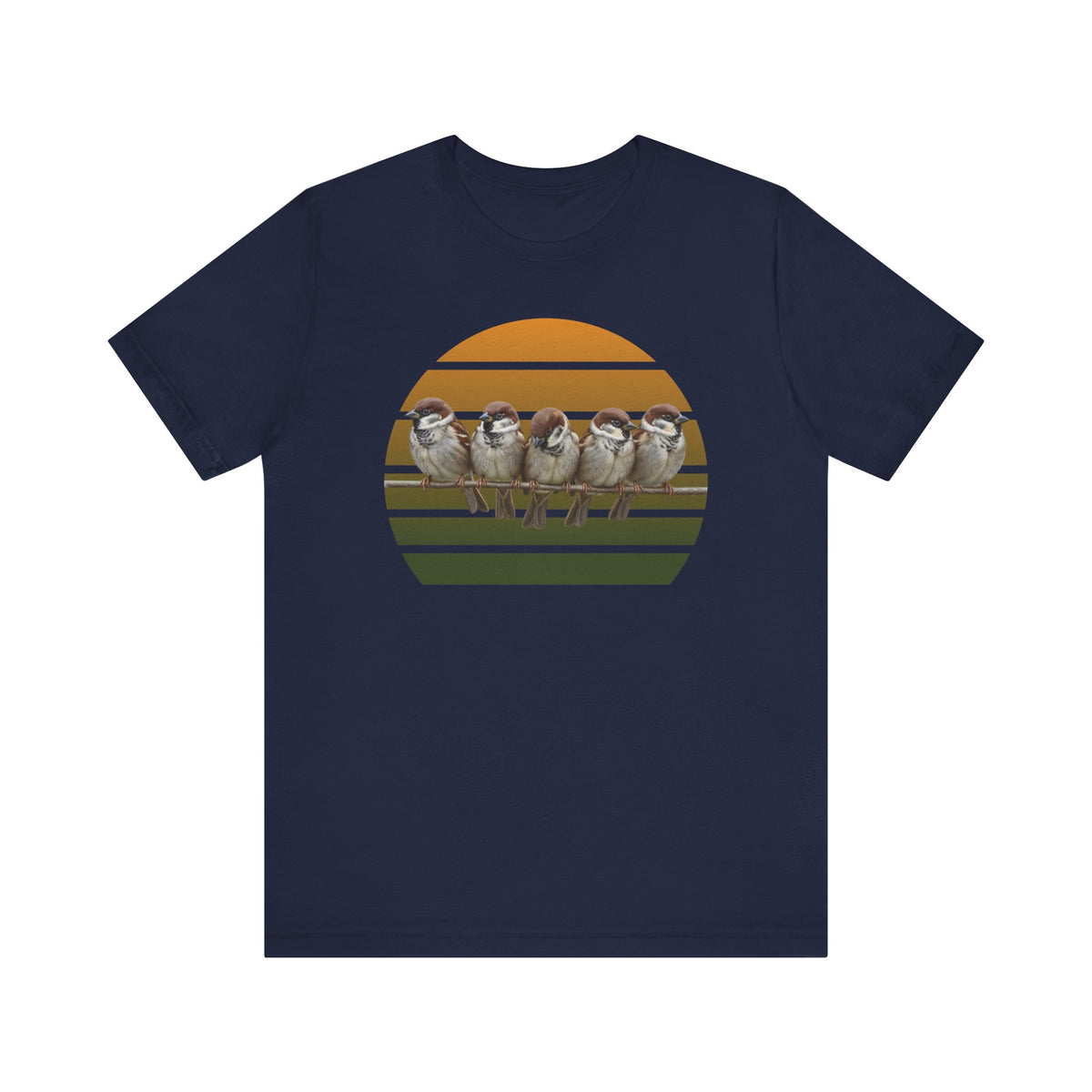 Sparrow Premium T-Shirt | Unique Birdwatcher & Birder Gift by jz.birds