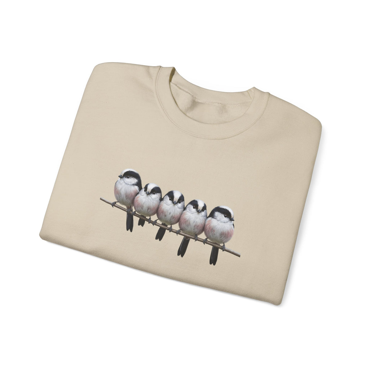 Long Tailed Titmouse Sweatshirt | Bird Watcher Crewneck | Unisex Songbird Gift for Bird Lovers
