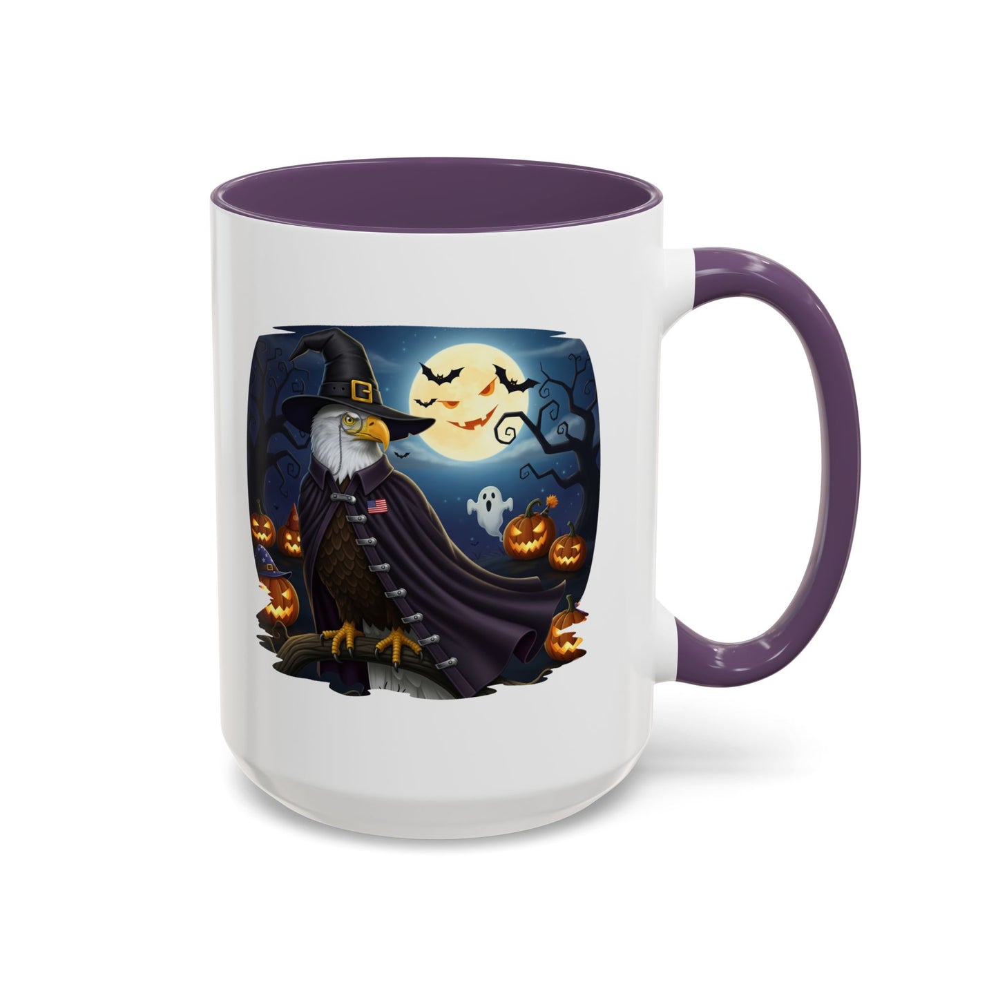 Bald Eagle Halloween Bird Mug - A Spooky & Funny Halloween Cup