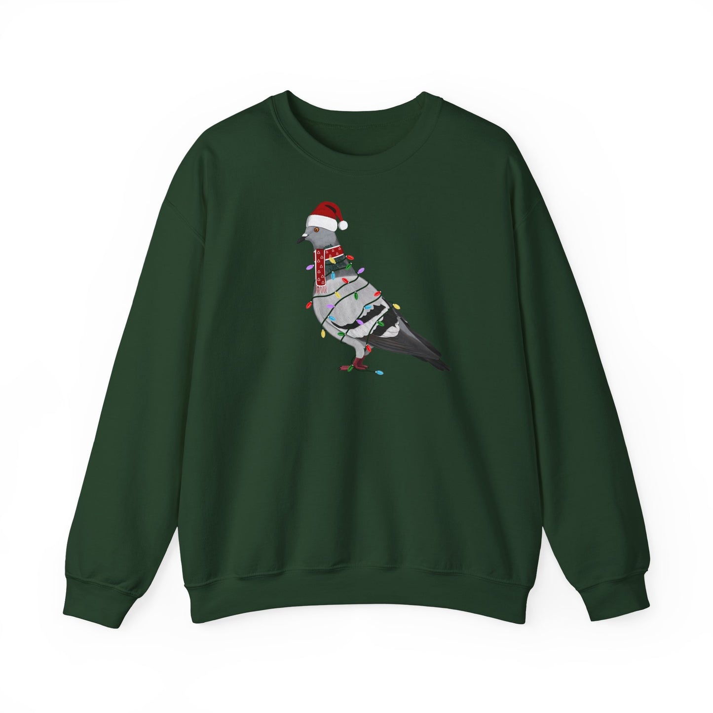 Taube Weihnachts-Sweatshirt | Unisex Vogel Sweater für Vogelfreunde & Vogelbeobachter