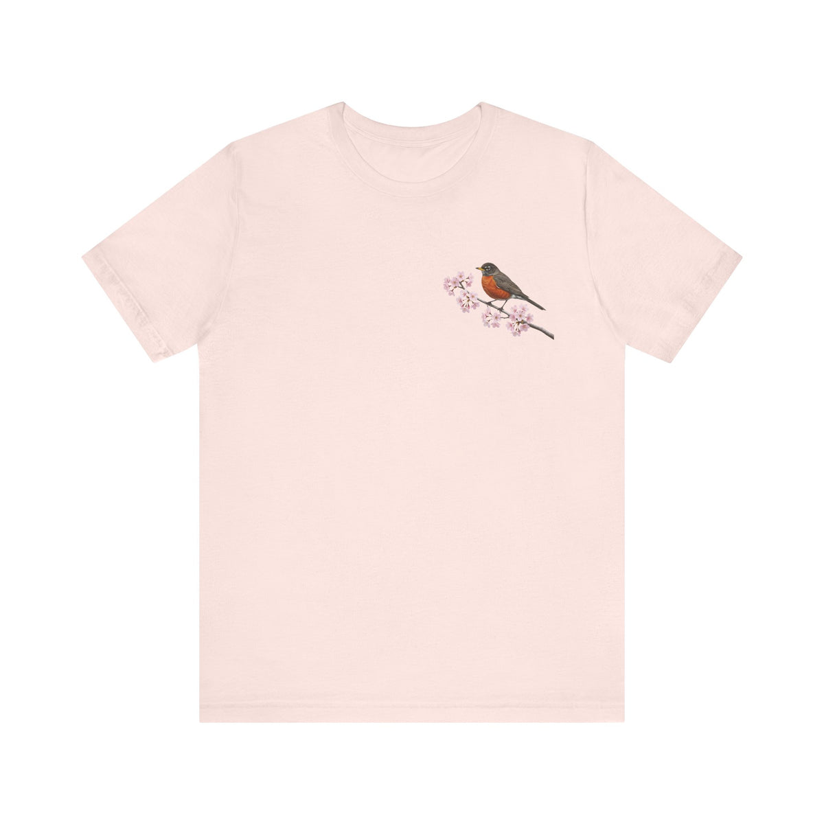 American Robin T-Shirt on bird lover background