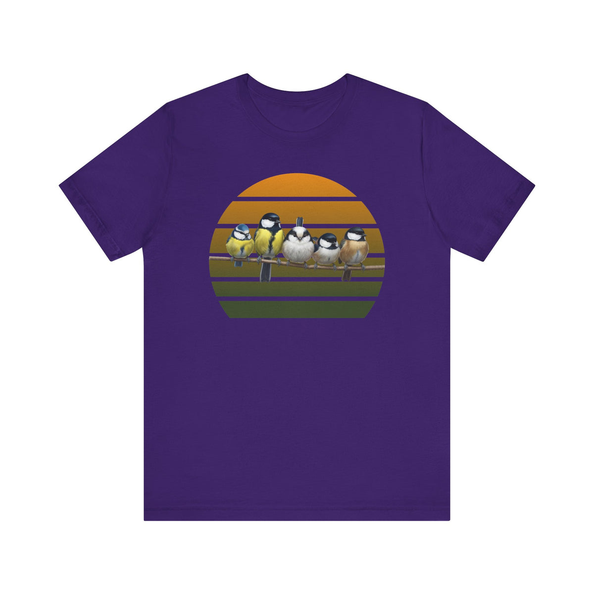 Meisen Premuim T-Shirt | Geschenk für Vogelbeobachter | jz.birds