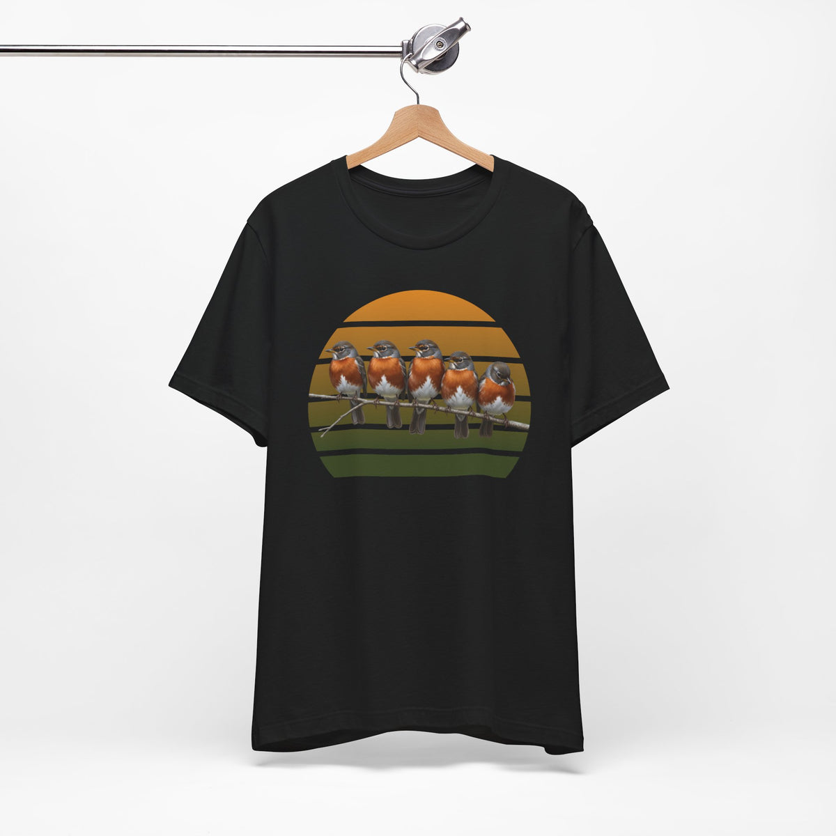 American Robin Premium T-Shirt | Unique Birdwatcher & Birder Gift by jz.birds