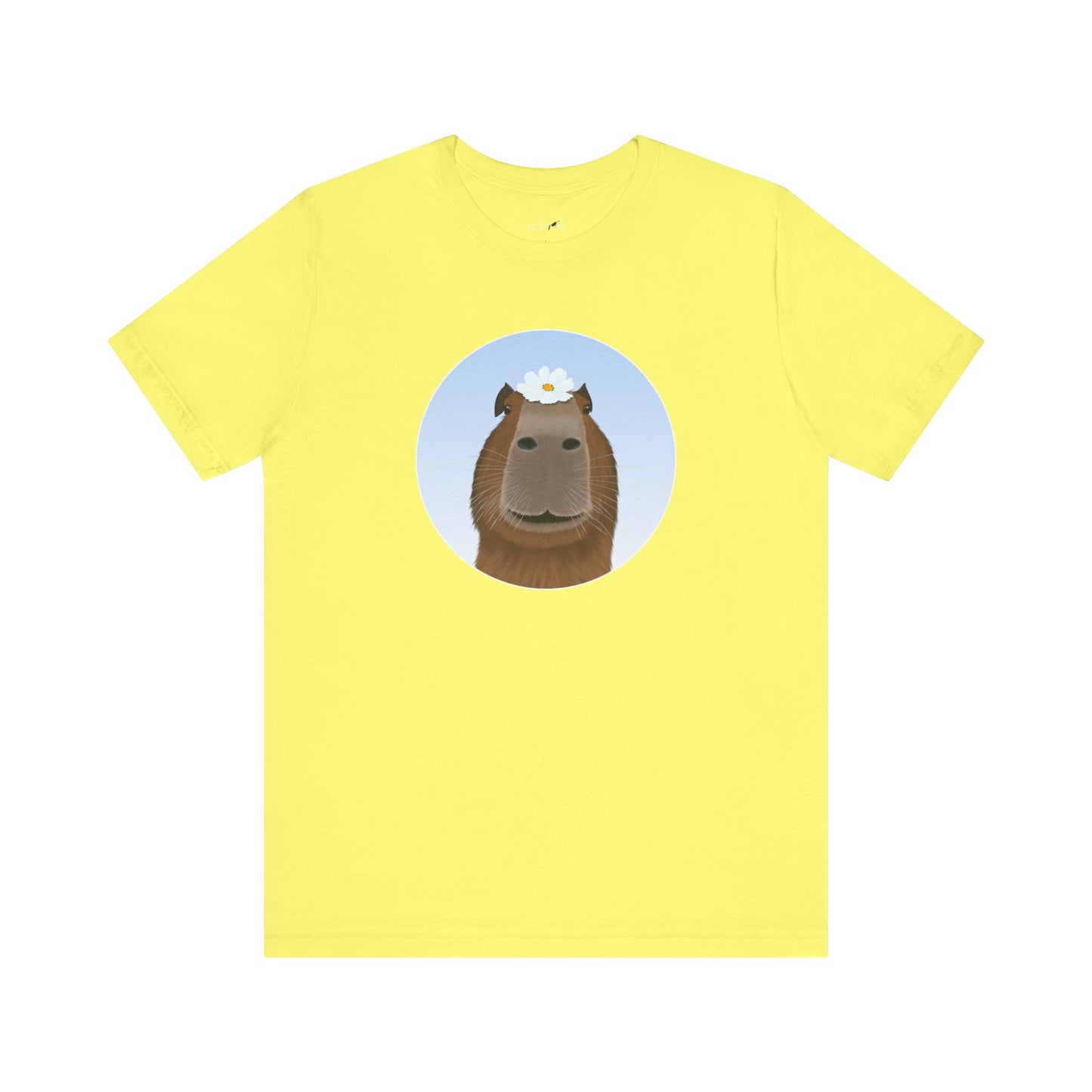 Capybara with a Flower Funny T-Shirt