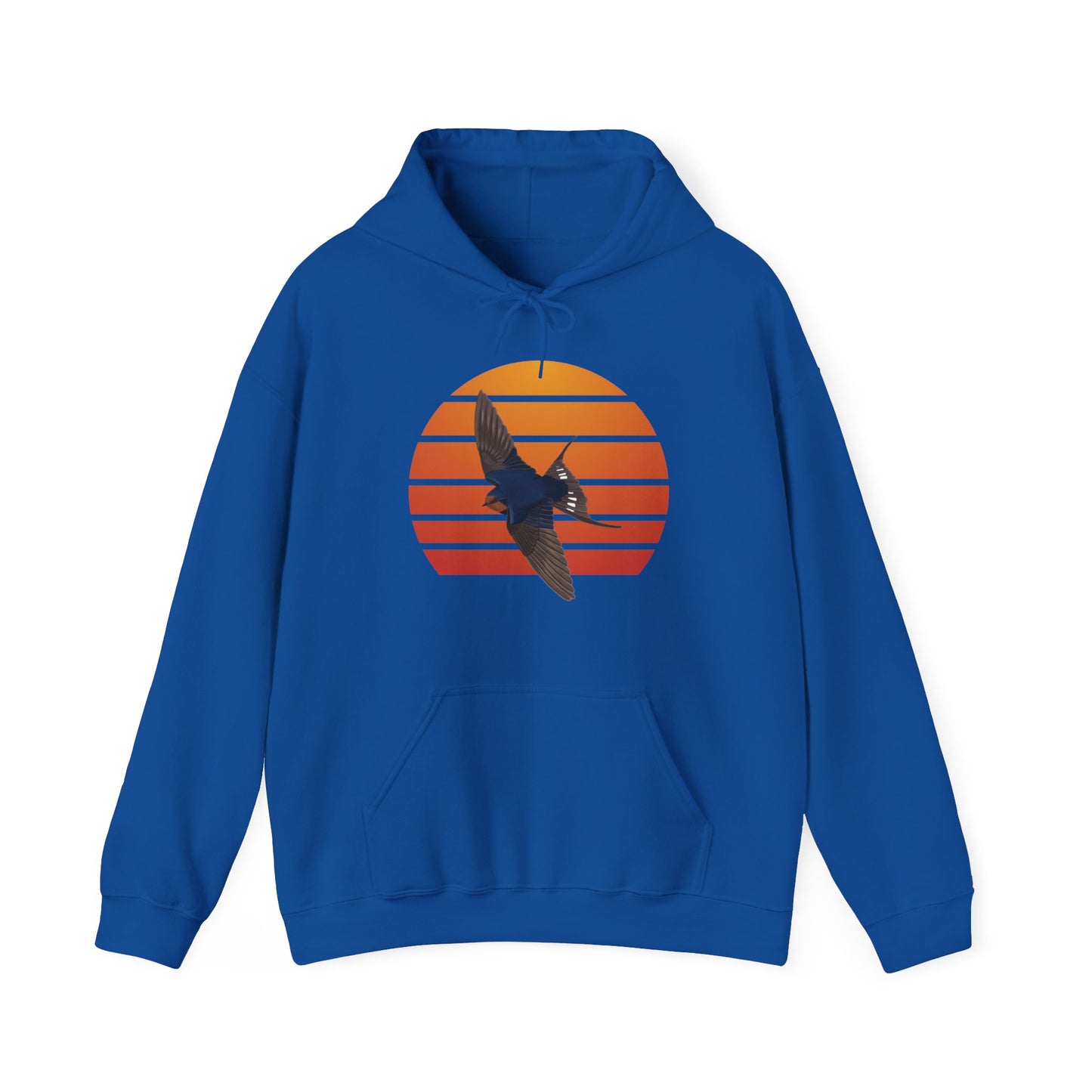 Barn Swallow Hoodie in Dark Heather