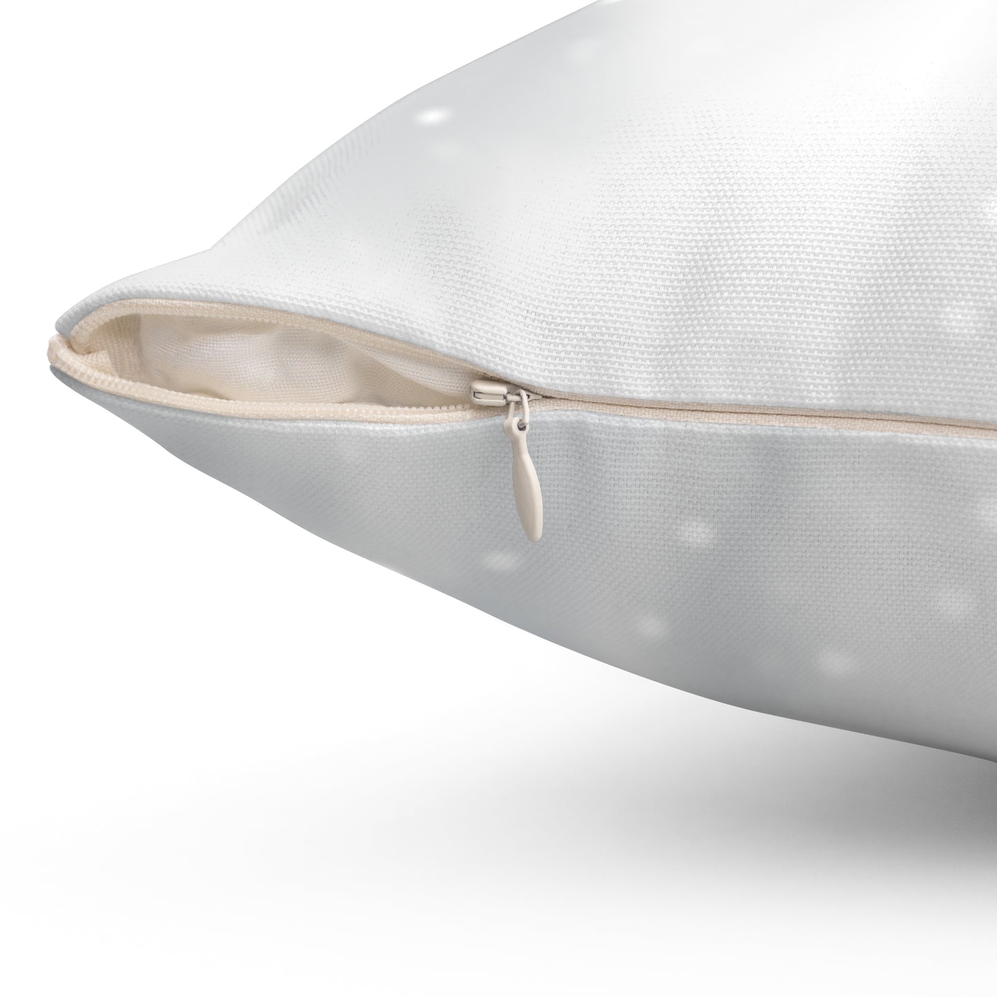 Zaunkönig auf einem Ast im Schnee Kissen mit Vogel