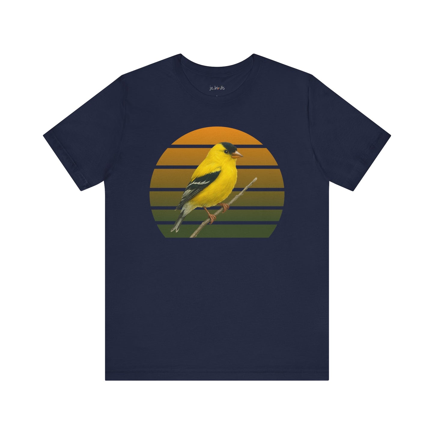 American Goldfinch T-Shirt | Unisex Retail Fit Bird Lover Tee | Wildlife Birder Gift