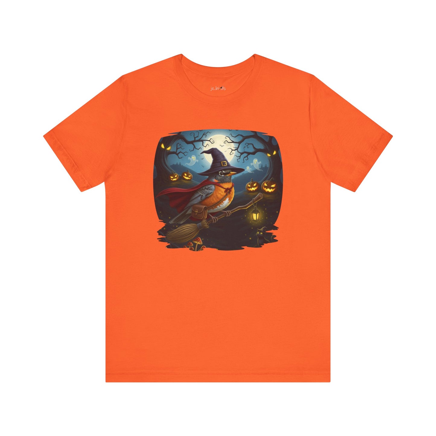 American Robin Halloween Bird T-Shirt - Spooky Halloween Costume for Bird Lovers