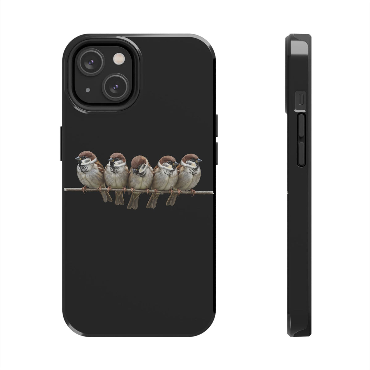 Tree Sparrow Dual-Layer iPhone Case with Bird Art – The Perfect Gift for Ornithologists & Bird Lovers