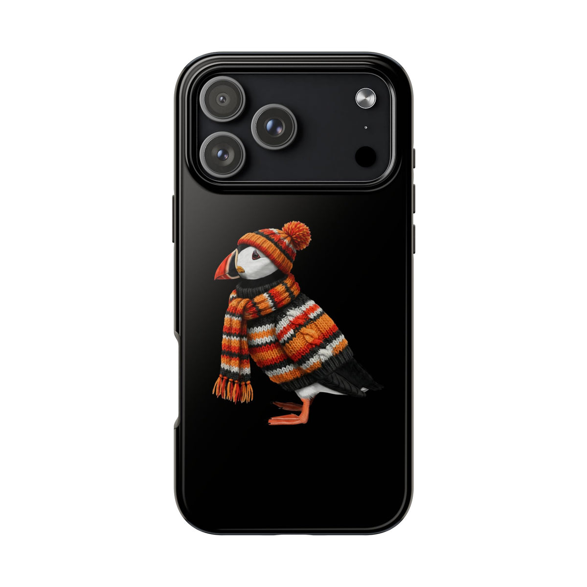 Puffin Dual-Layer iPhone Case with Bird Art – The Perfect Gift for Ornithologists & Bird Lovers