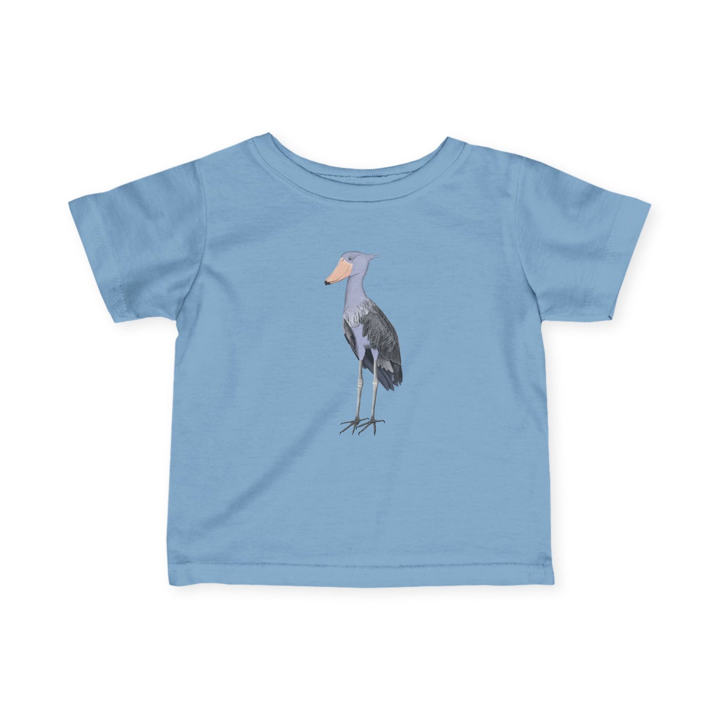 Süßes Schuhschnabel Vogel Tiermotiv T-Shirt für Babys und Kleinkinder