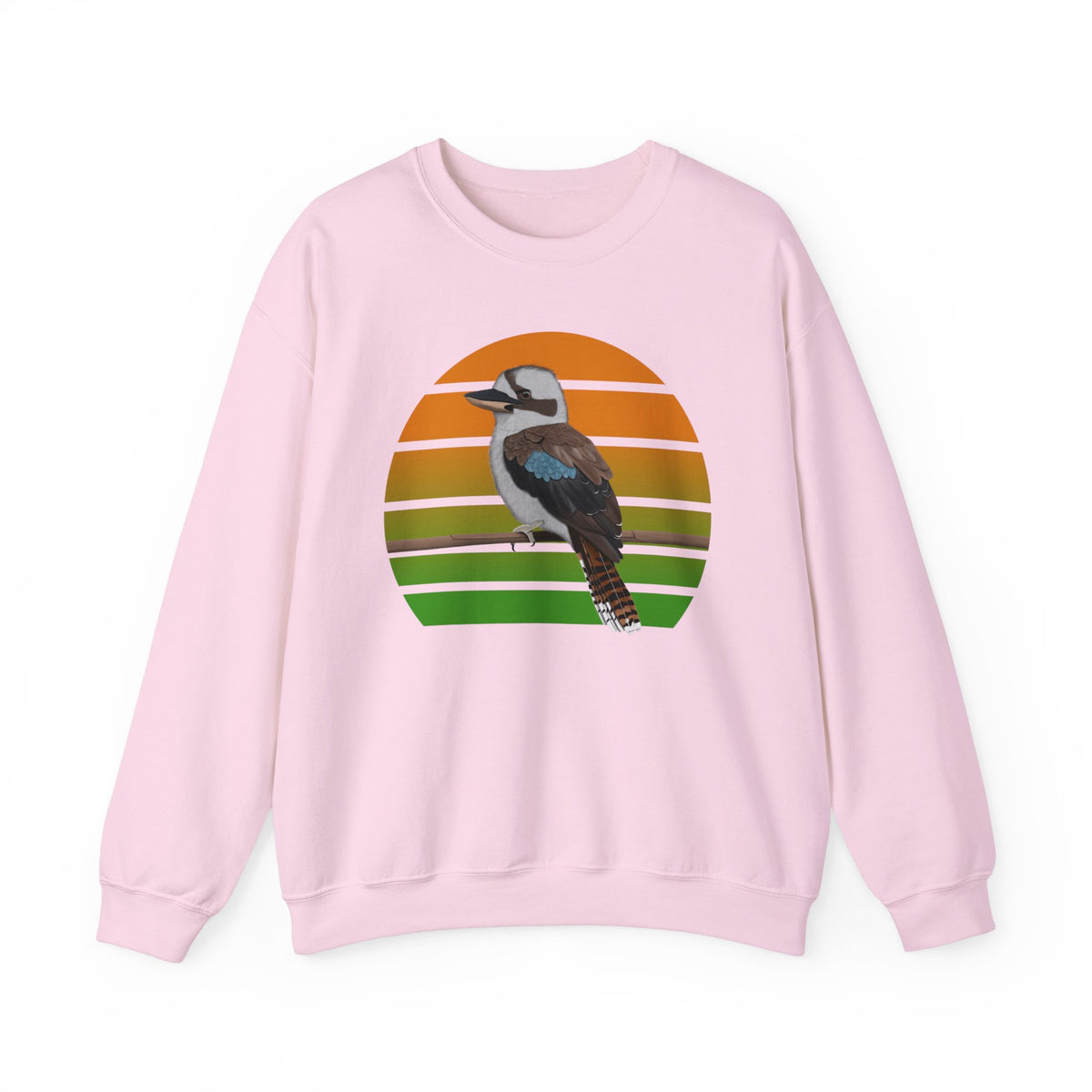 Kookaburra Birdlover Ornithologist Bird Sweatshirt in Dark Heather