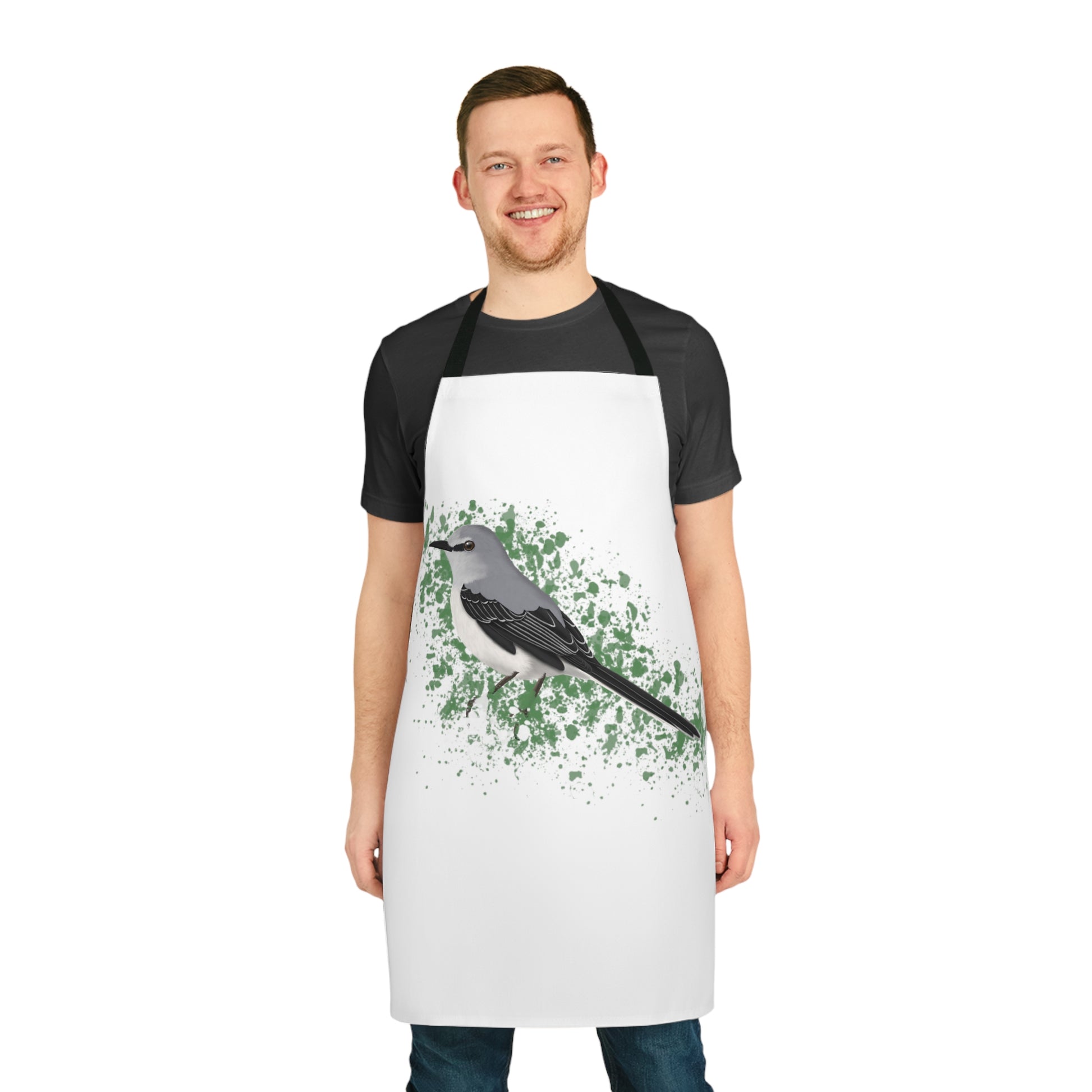 Mockingbird Bird Art Apron - jz.birds