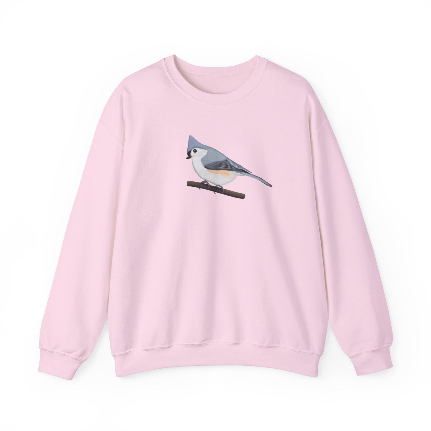 Tufted Titmouse Sweatshirt in Black