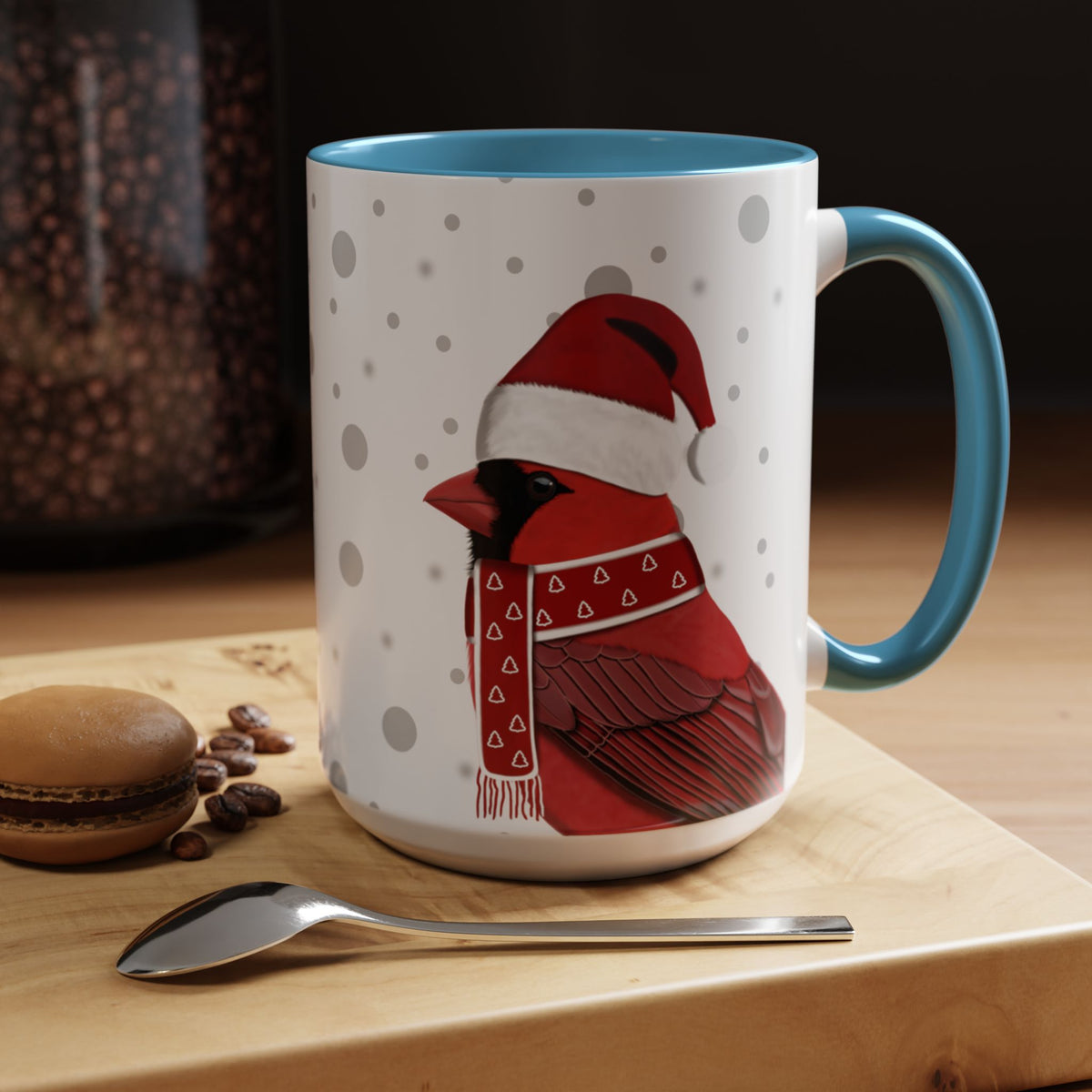 カーディナルクリスマスバードコーヒーマグ