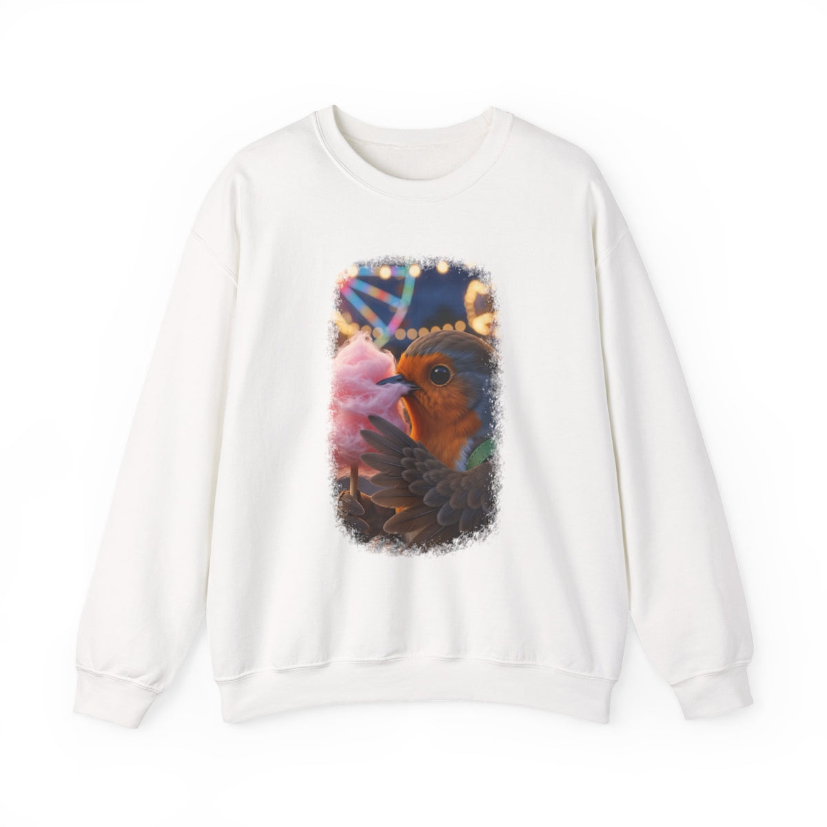 Robin Rosi Pink Cotton Candy Premium Sweatshirt for Bird Lovers