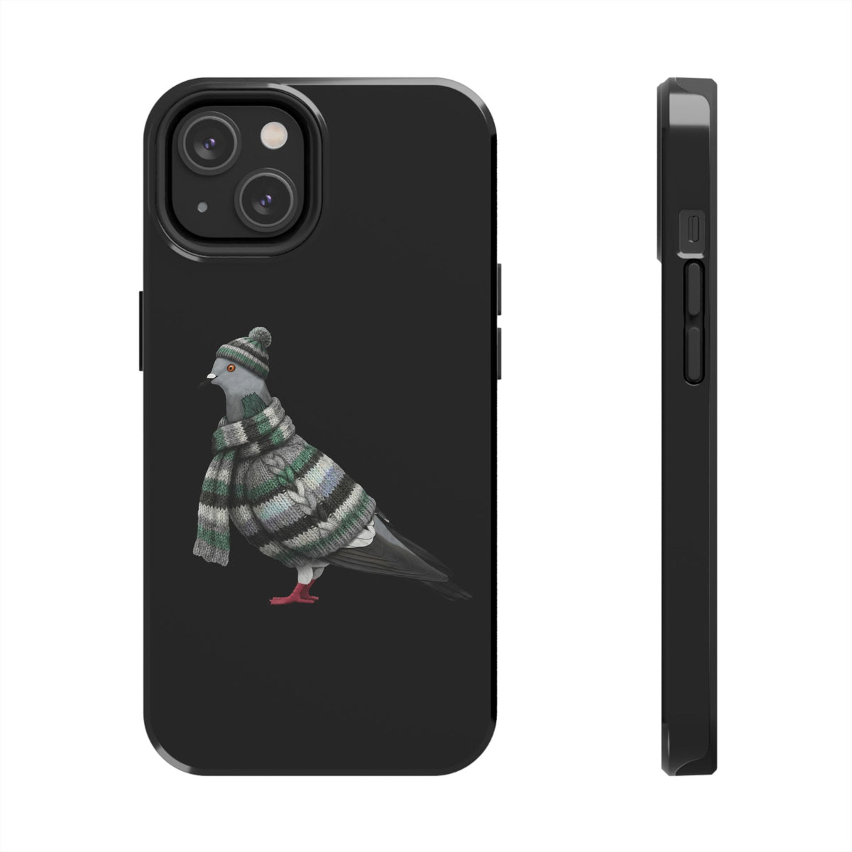 Pigeon Dual-Layer iPhone Case with Bird Art – The Perfect Gift for Ornithologists & Bird Lovers