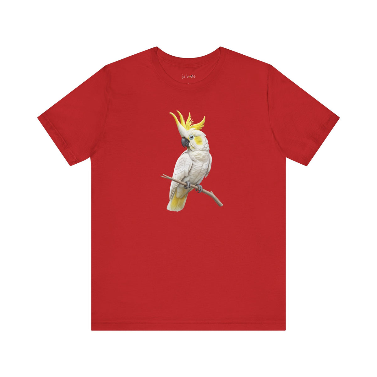 Sulphur-Crested Cockatoo T-Shirt | Unisex Bird Lover Tee Wildlife Birder Gift –