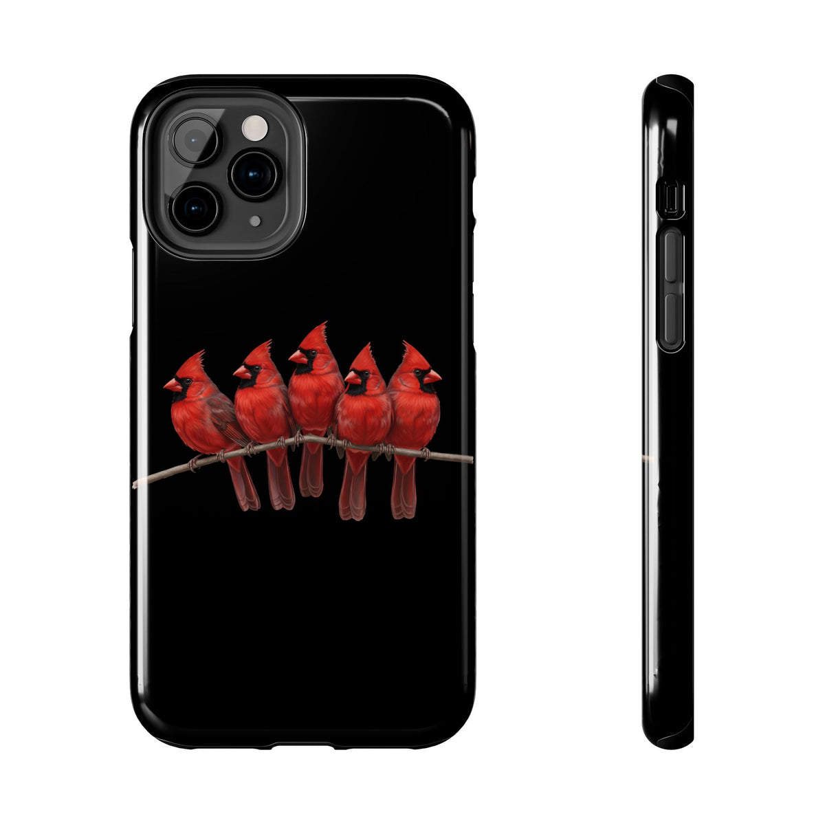Cardinal Phone Case – Dual-Layer iPhone with Bird Art – The Perfect Gift for Ornithologists & Lovers