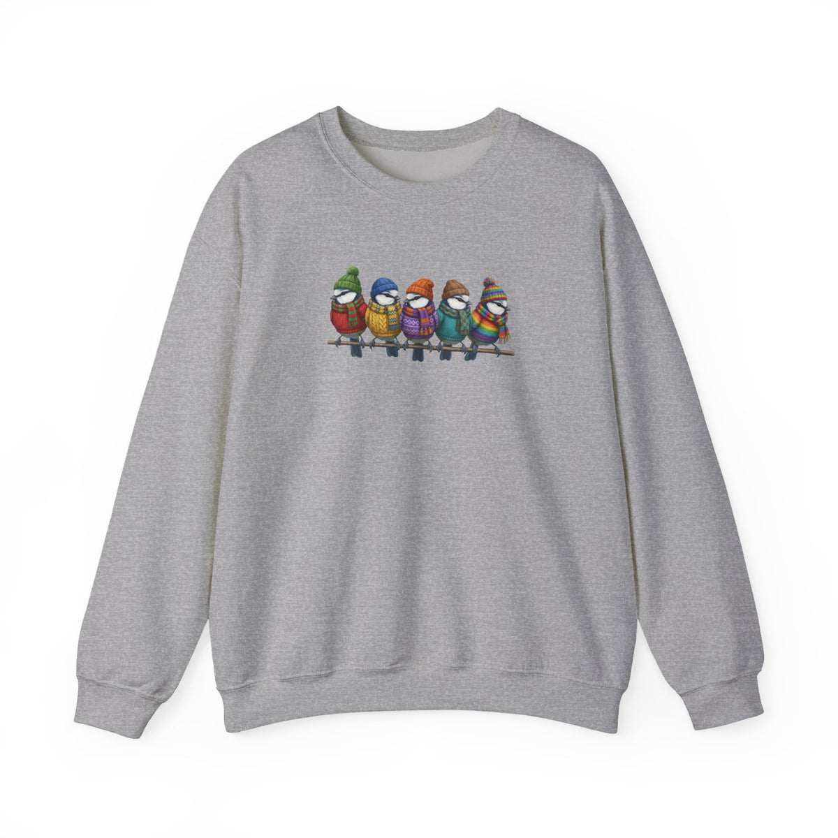 Blaumeise Sweatshirt Vogelmotiv mit Animal Graphic Tee Hintergrund