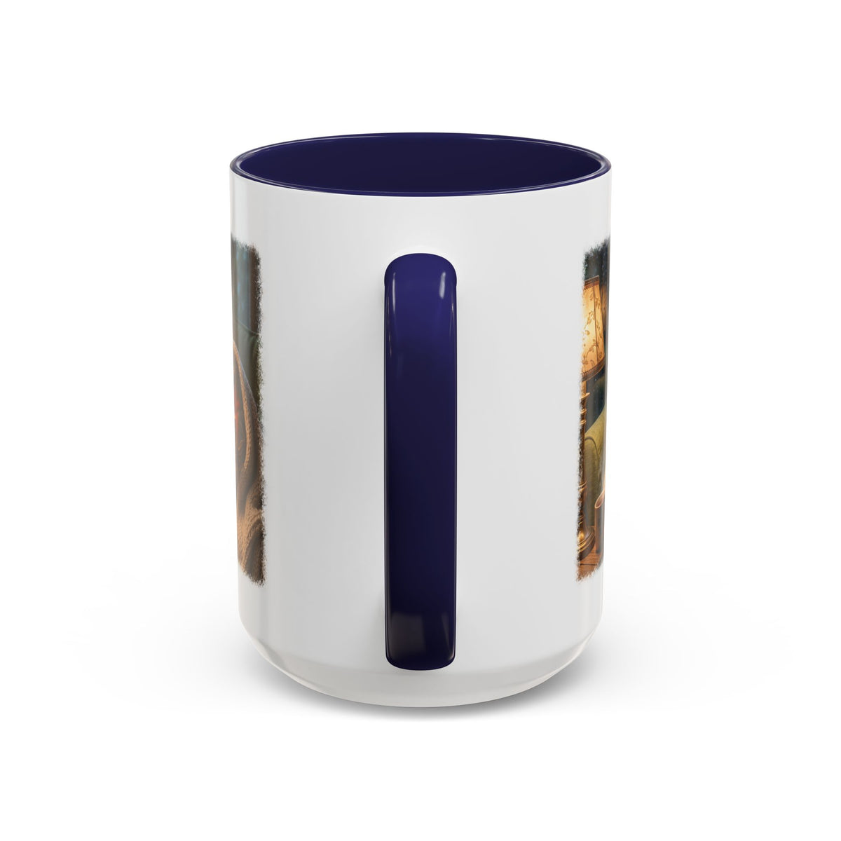 Robin Rosi Reading a Book Mug for Bird Lovers