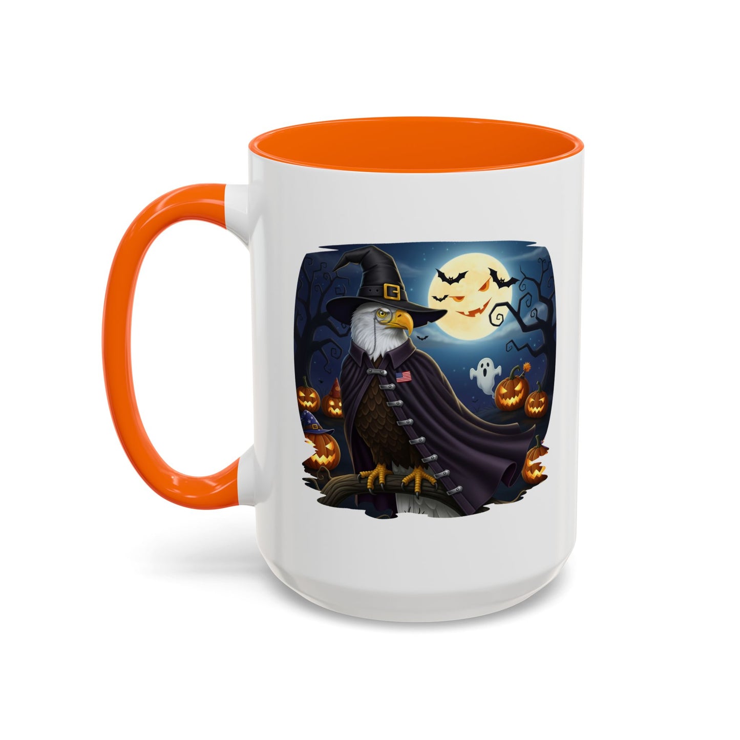 Bald Eagle Halloween Bird Mug - A Spooky & Funny Halloween Cup
